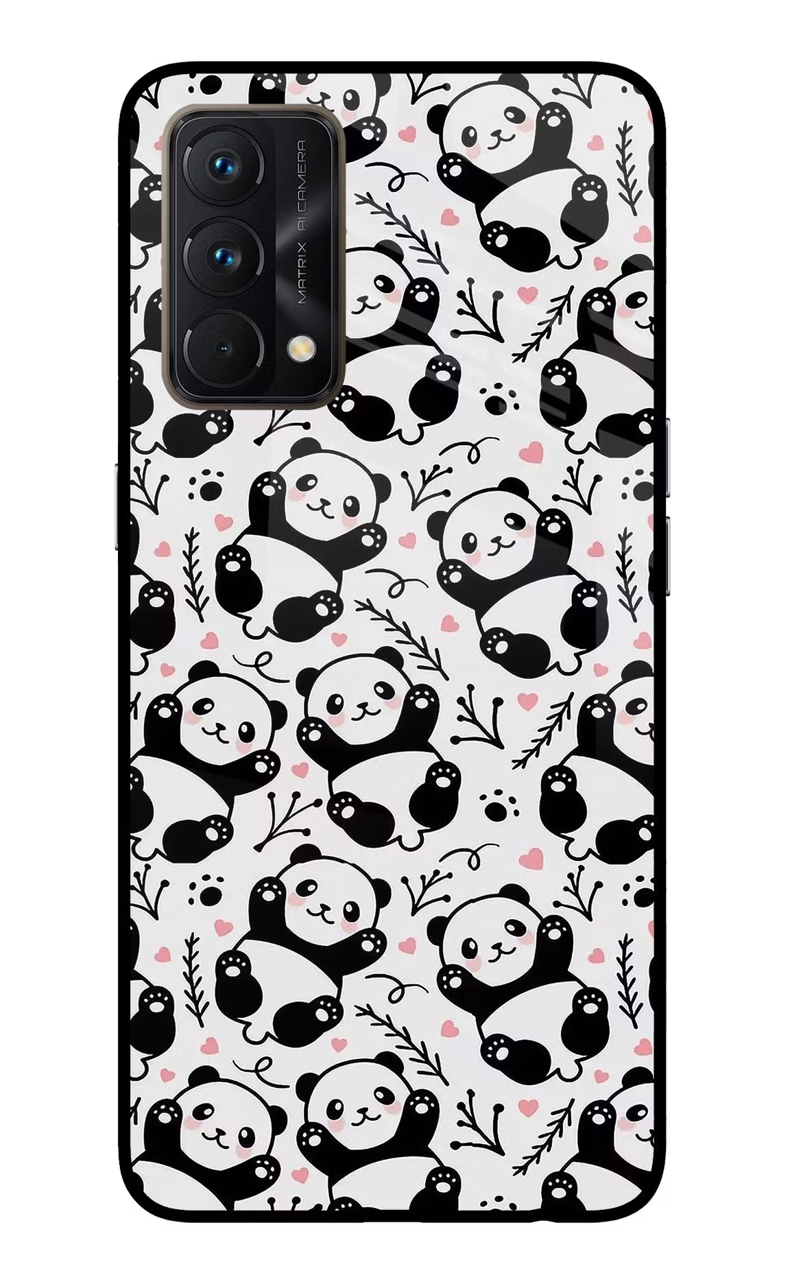 Cute Panda Realme GT Master Edition Glass Case - Cute Panda Realme GT Master Edition Glass Case Cute Panda Realme GT Master Edition Glass Case