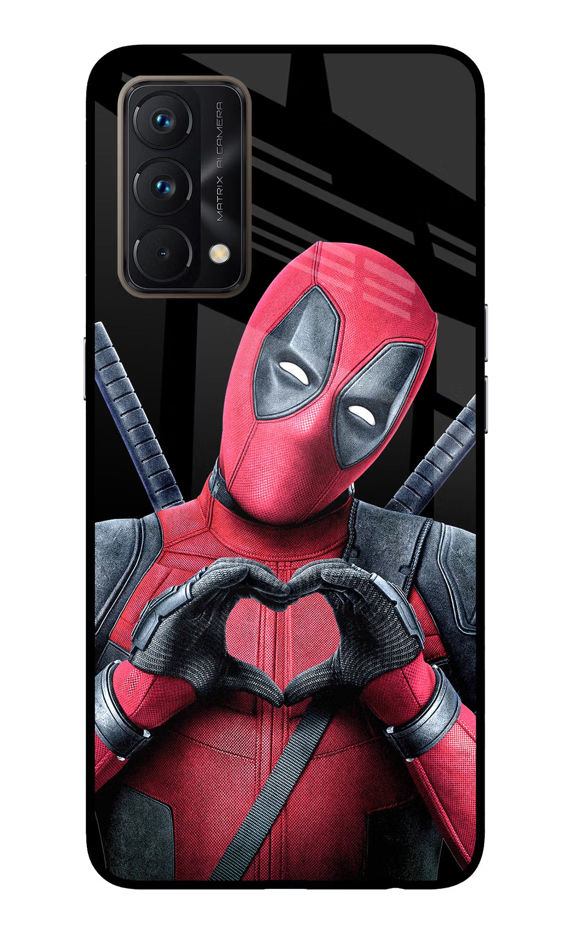 Deadpool Realme GT Master Edition Back Cover - Deadpool Realme GT Master Edition Glass Case Back Cover by Casekaro Deadpool Realme GT Master Edition Glass Case Back Cover by Casekaro
