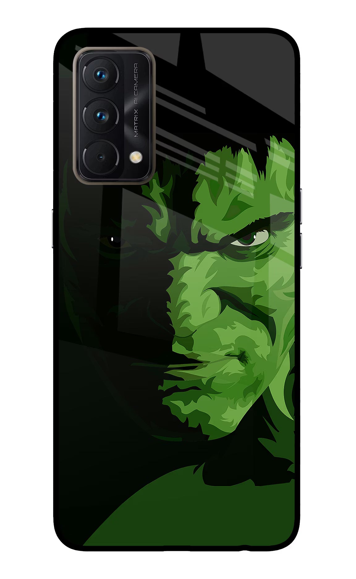 HULK Realme GT Master Edition Back Cover - HULK Realme GT Master Edition Glass Case Back Cover by Casekaro HULK Realme GT Master Edition Glass Case Back Cover by Casekaro