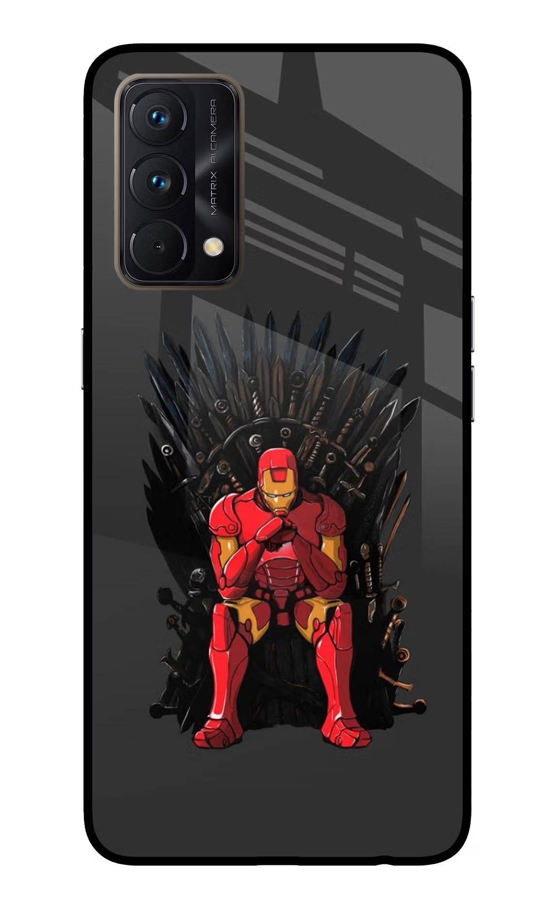 Ironman Throne Realme GT Master Edition Glass Case - Ironman Throne Realme GT Master Edition Glass Case Ironman Throne Realme GT Master Edition Glass Case