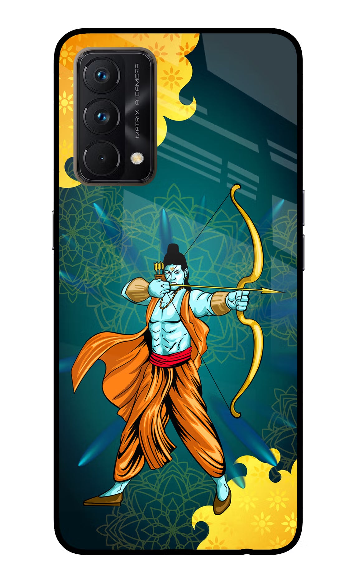 Lord Ram - 6 Realme GT Master Edition Back Cover - Lord Ram - 6 Realme GT Master Edition Glass Case Back Cover by Casekaro Lord Ram - 6 Realme GT Master Edition Glass Case Back Cover by Casekaro