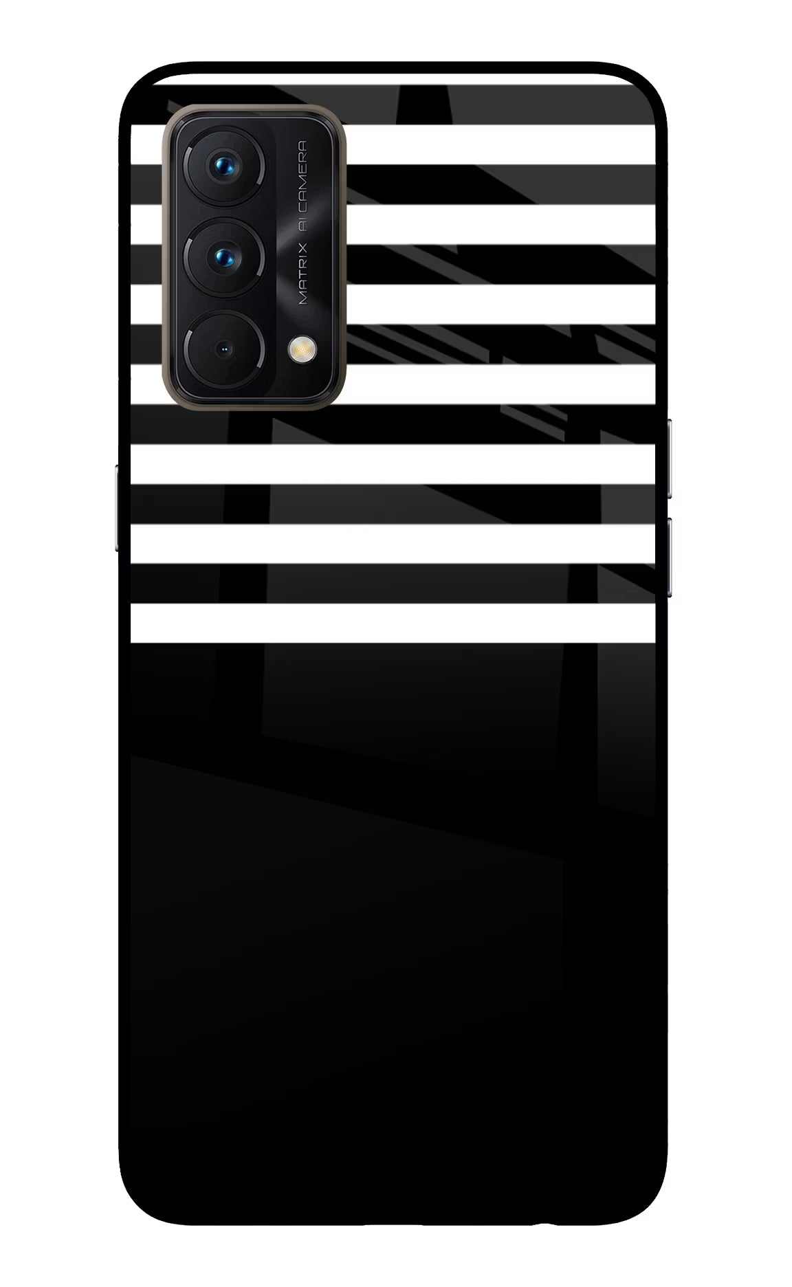 Black and White Print Realme GT Master Edition Back Cover - Black and White Print Realme GT Master Edition Glass Case Back Cover by Casekaro Black and White Print Realme GT Master Edition Glass Case Back Cover by Casekaro