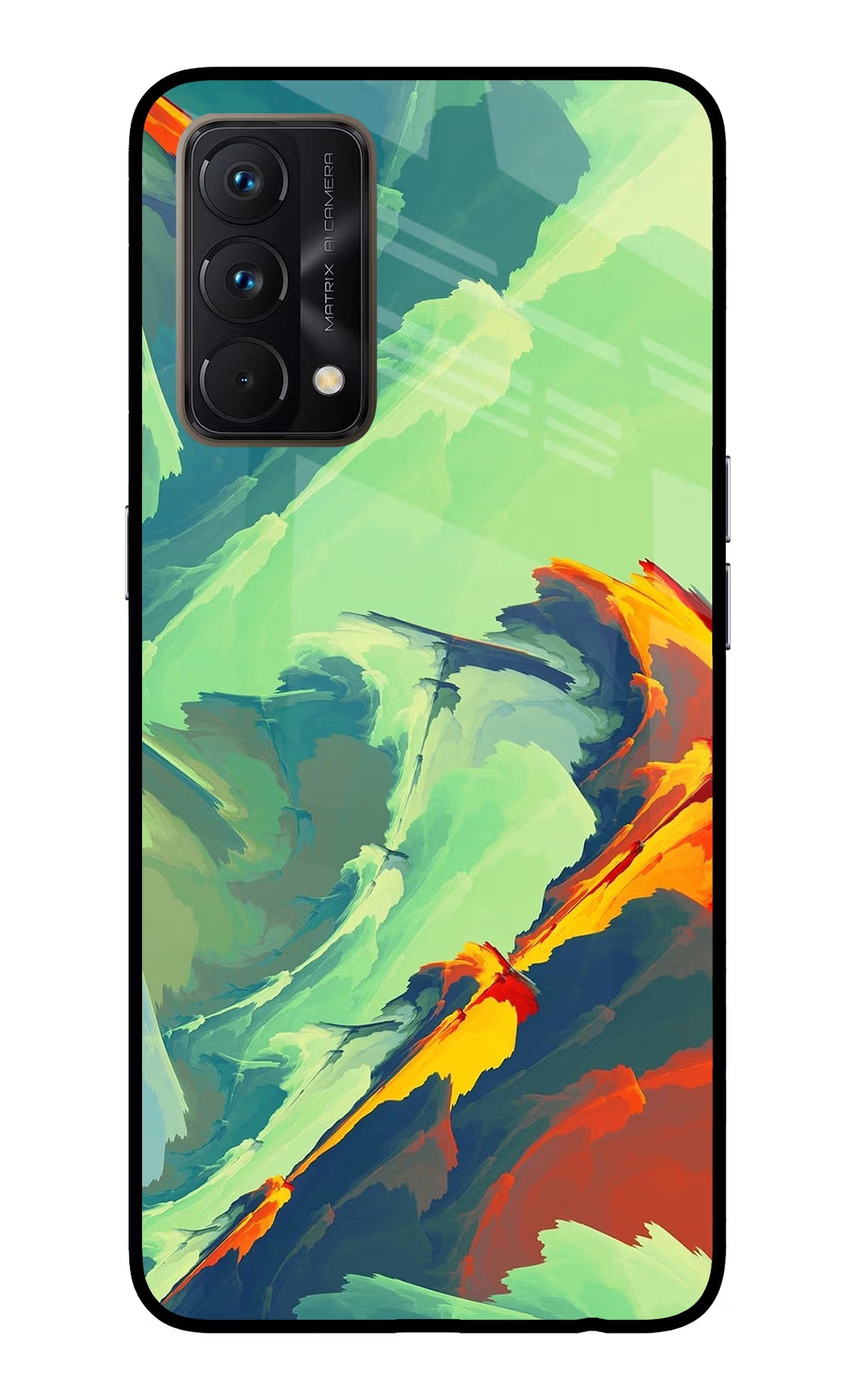 Paint Art Realme GT Master Edition Back Cover - Paint Art Realme GT Master Edition Glass Case Back Cover by Casekaro Paint Art Realme GT Master Edition Glass Case Back Cover by Casekaro