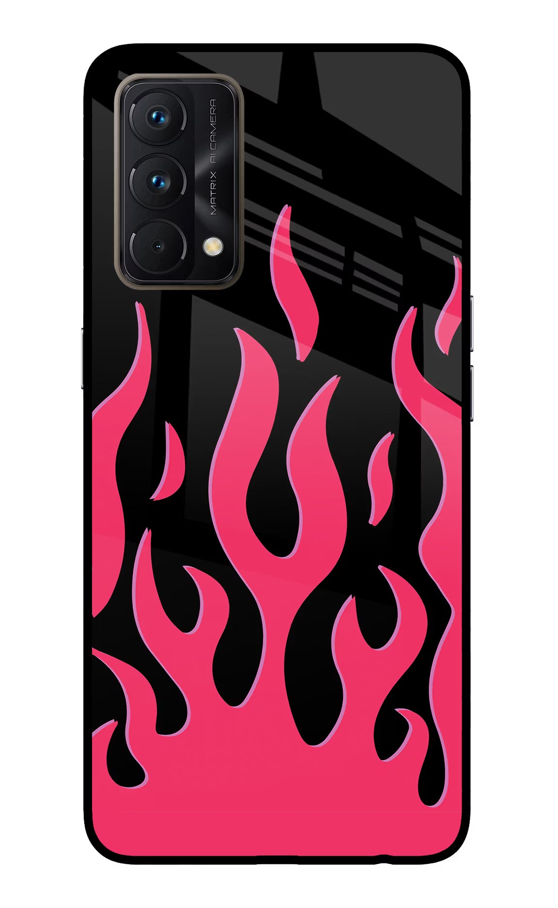 Fire Flames Realme GT Master Edition Back Cover - Fire Flames Realme GT Master Edition Glass Case Back Cover by Casekaro Fire Flames Realme GT Master Edition Glass Case Back Cover by Casekaro