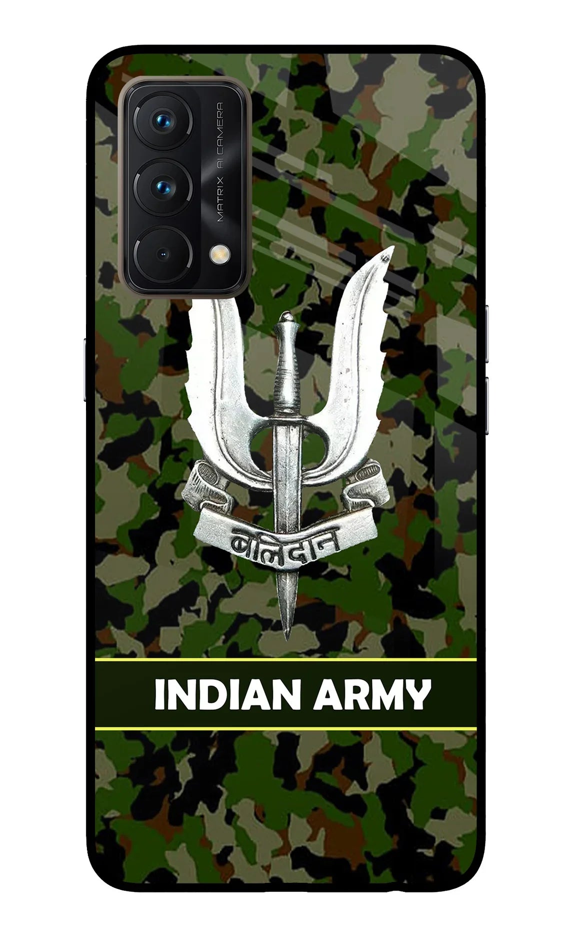 Balidan Indian Logo Realme GT Master Edition Glass Case - Balidan Indian Logo Realme GT Master Edition Glass Case Balidan Indian Logo Realme GT Master Edition Glass Case