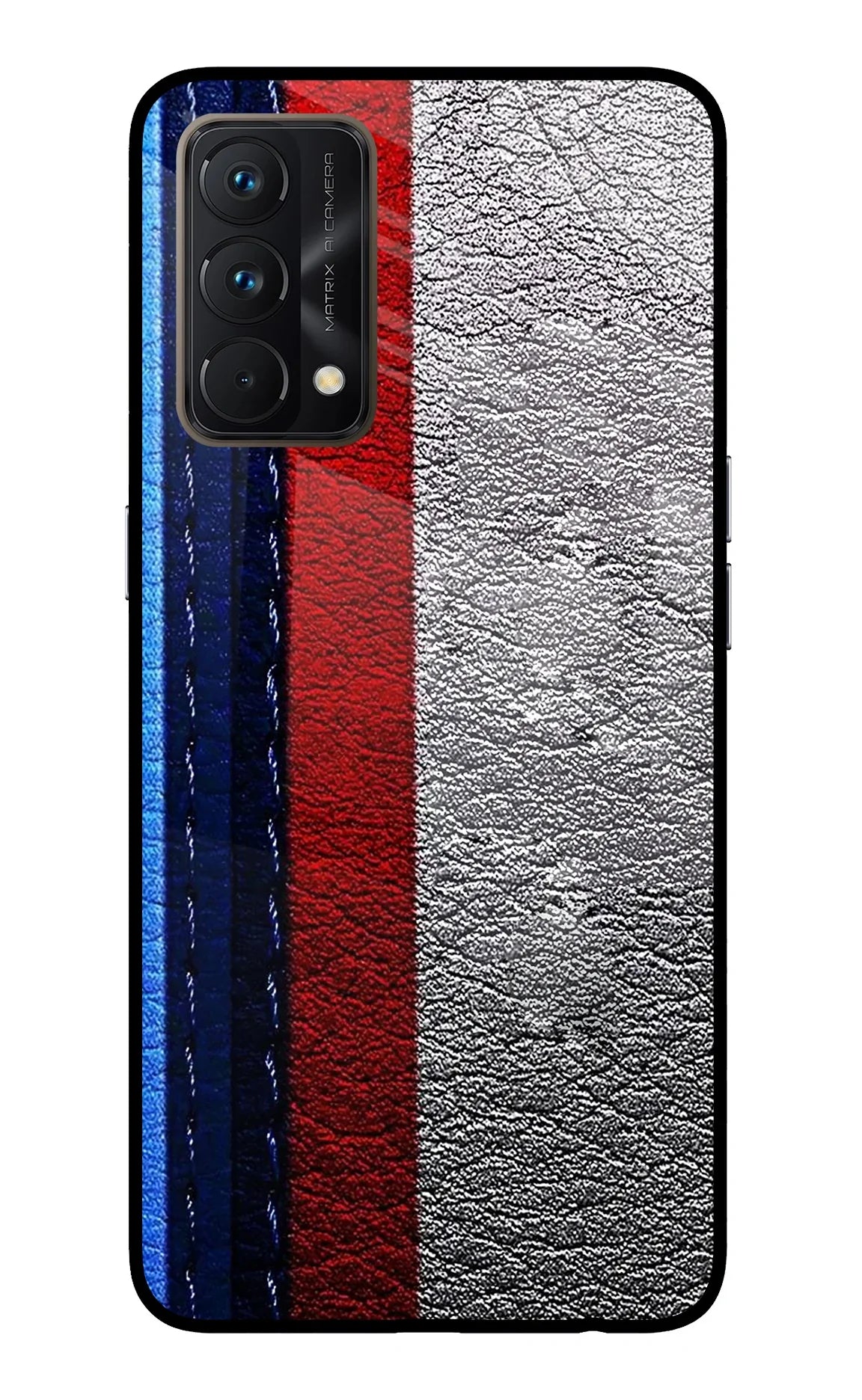 BMW Stripes Realme GT Master Edition Glass Case - BMW Stripes Realme GT Master Edition Glass Case BMW Stripes Realme GT Master Edition Glass Case