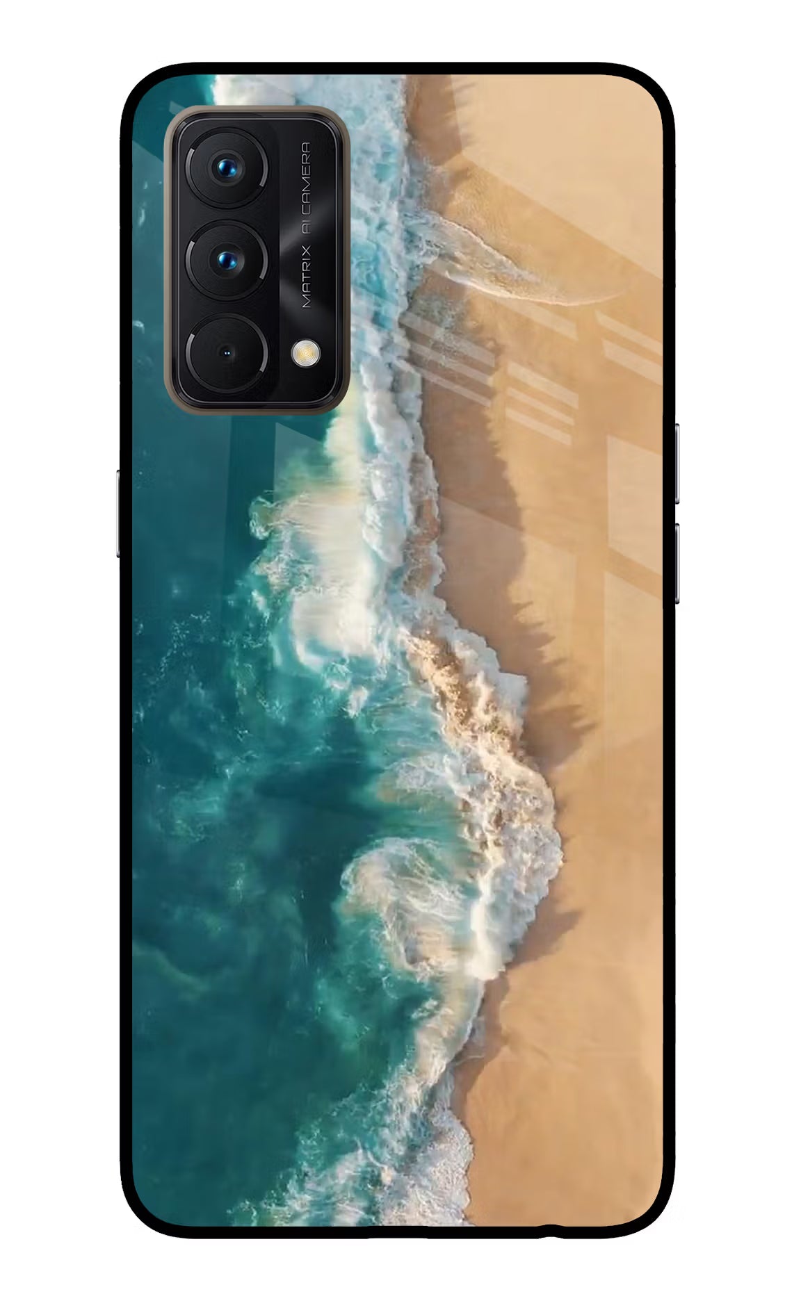 Ocean Beach Realme GT Master Edition Back Cover - Ocean Beach Realme GT Master Edition Glass Case Back Cover by Casekaro Ocean Beach Realme GT Master Edition Glass Case Back Cover by Casekaro