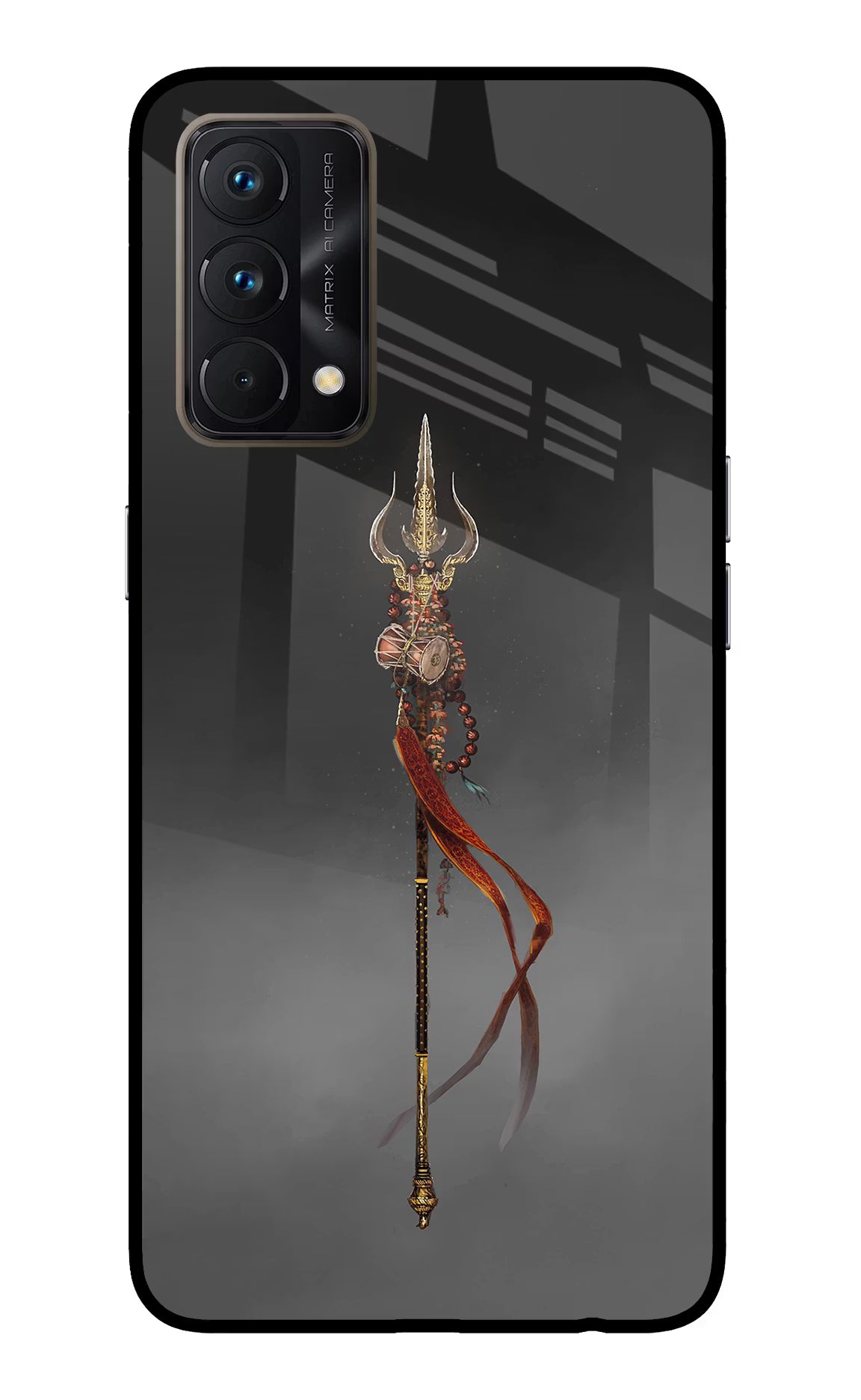 Shiv Trishul Realme GT Master Edition Back Cover - Shiv Trishul Realme GT Master Edition Glass Case Back Cover by Casekaro Shiv Trishul Realme GT Master Edition Glass Case Back Cover by Casekaro