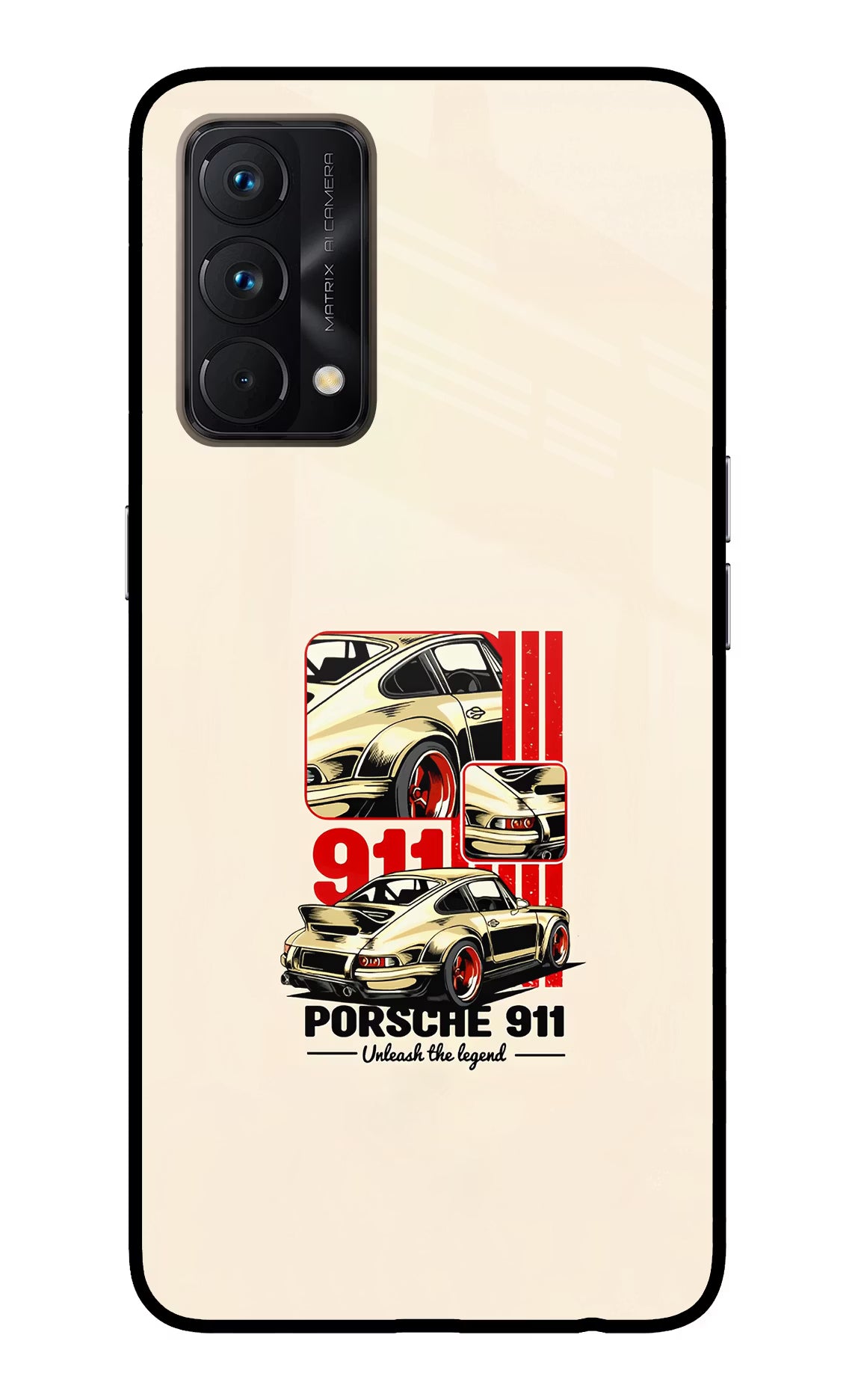 Classic Porsche 911 Realme GT Master Edition Glass Case - Classic Porsche 911 Realme GT Master Edition Glass Case Classic Porsche 911 Realme GT Master Edition Glass Case