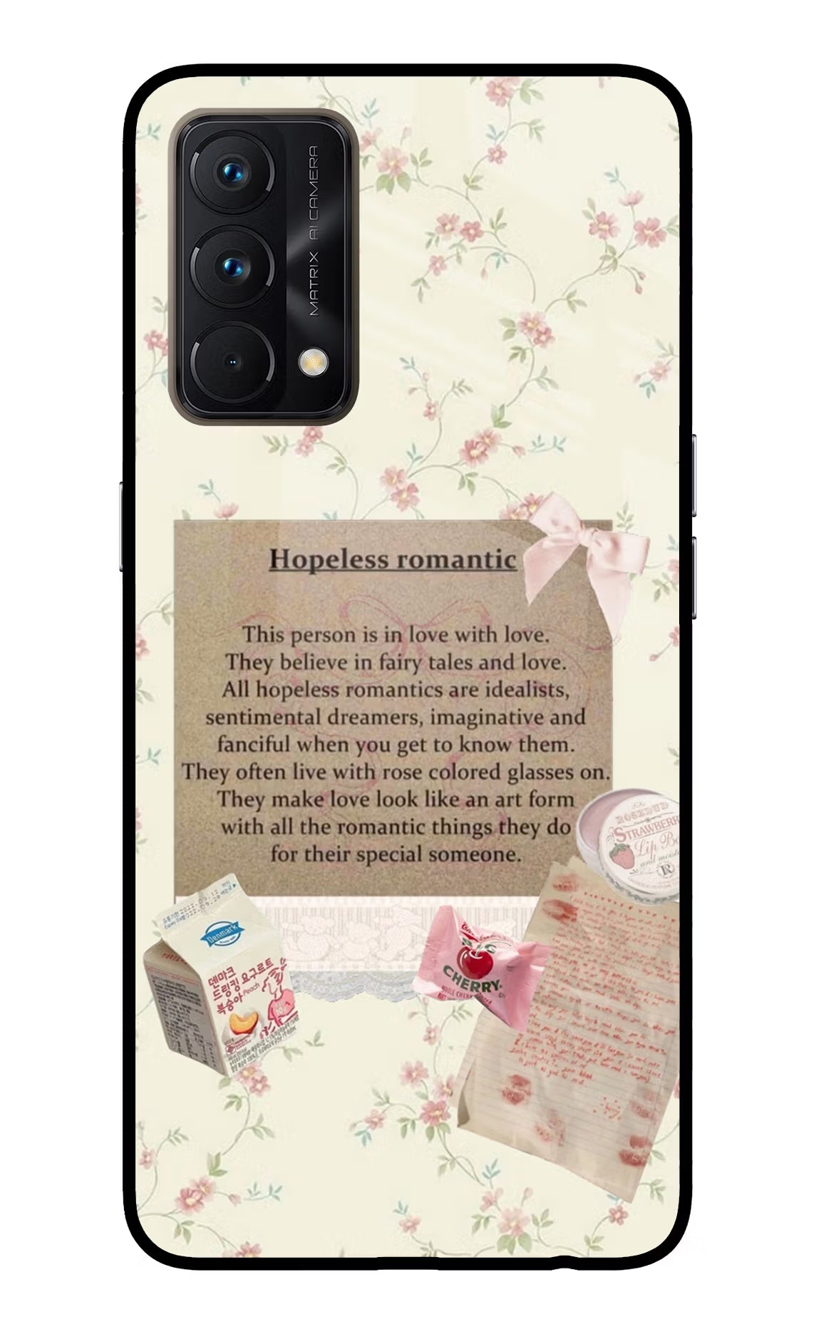 Hopeless Romantic Realme GT Master Edition Glass Case - Hopeless Romantic Realme GT Master Edition Glass Case Hopeless Romantic Realme GT Master Edition Glass Case