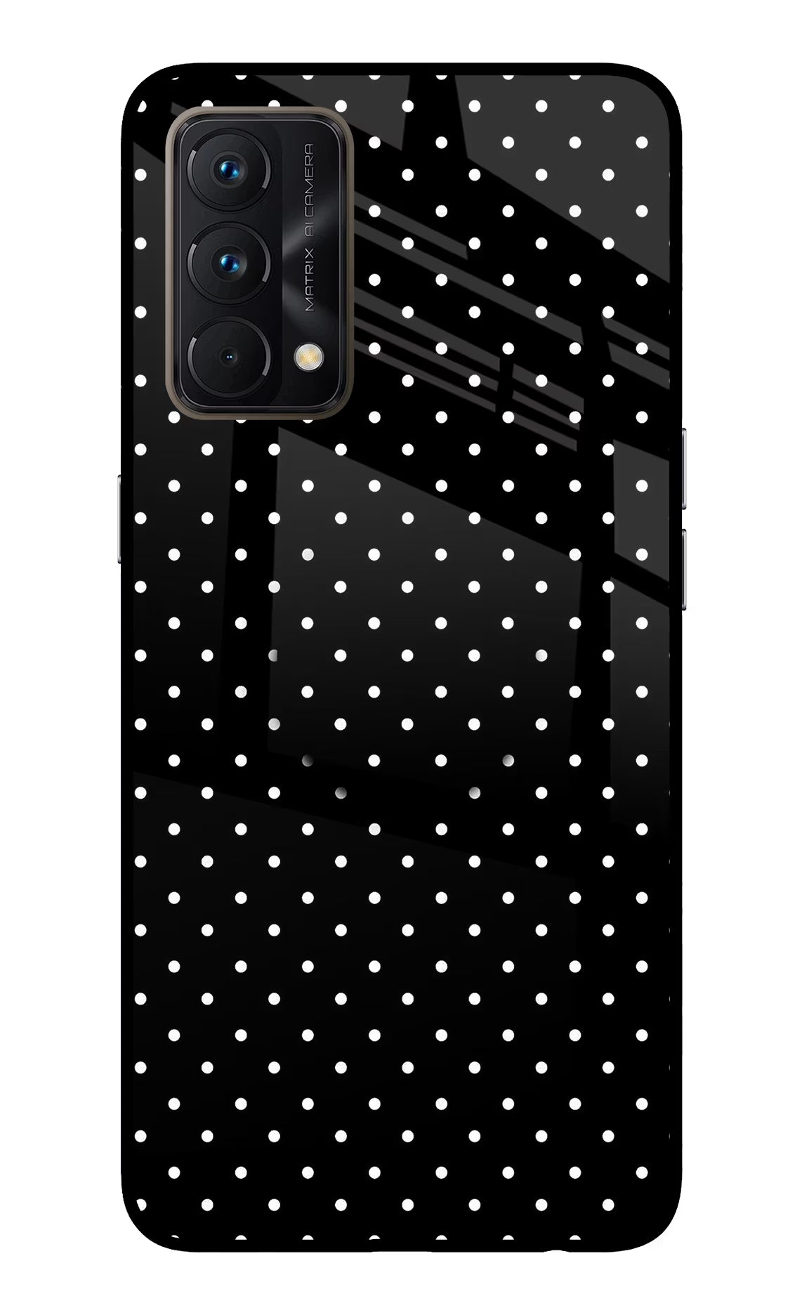 White Dots Realme GT Master Edition Pop Case - White Dots Realme GT Master Edition Pop Case by Casekaro White Dots Realme GT Master Edition Pop Case by Casekaro