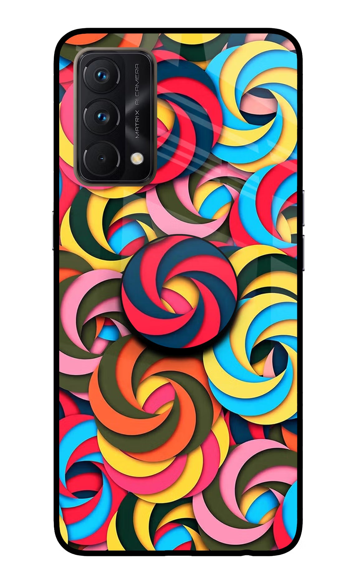 Spiral Pattern Realme GT Master Edition Pop Case - Spiral Pattern Realme GT Master Edition Pop Case by Casekaro Spiral Pattern Realme GT Master Edition Pop Case by Casekaro