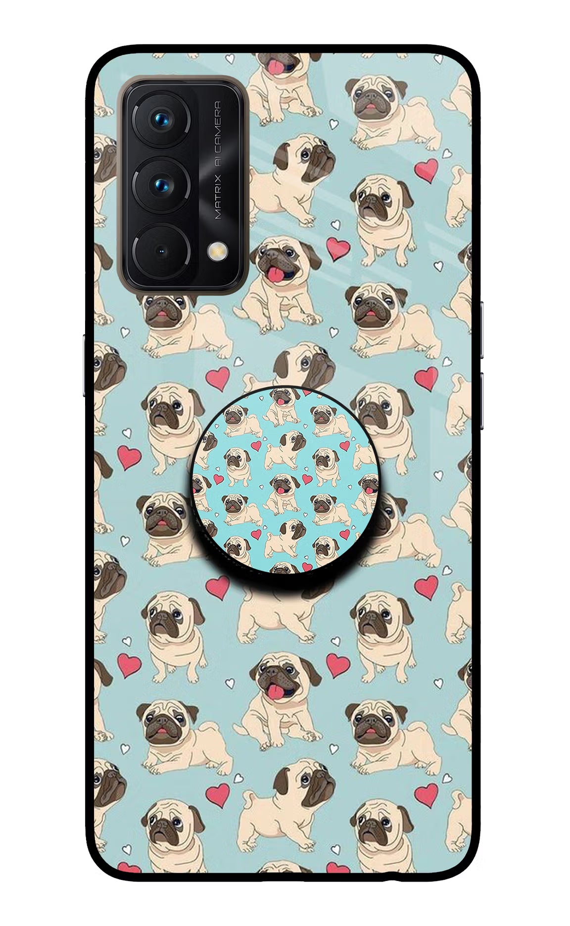 Pug Dog Realme GT Master Edition Glass Case - Pug Dog Realme GT Master Edition Glass Case Pug Dog Realme GT Master Edition Glass Case
