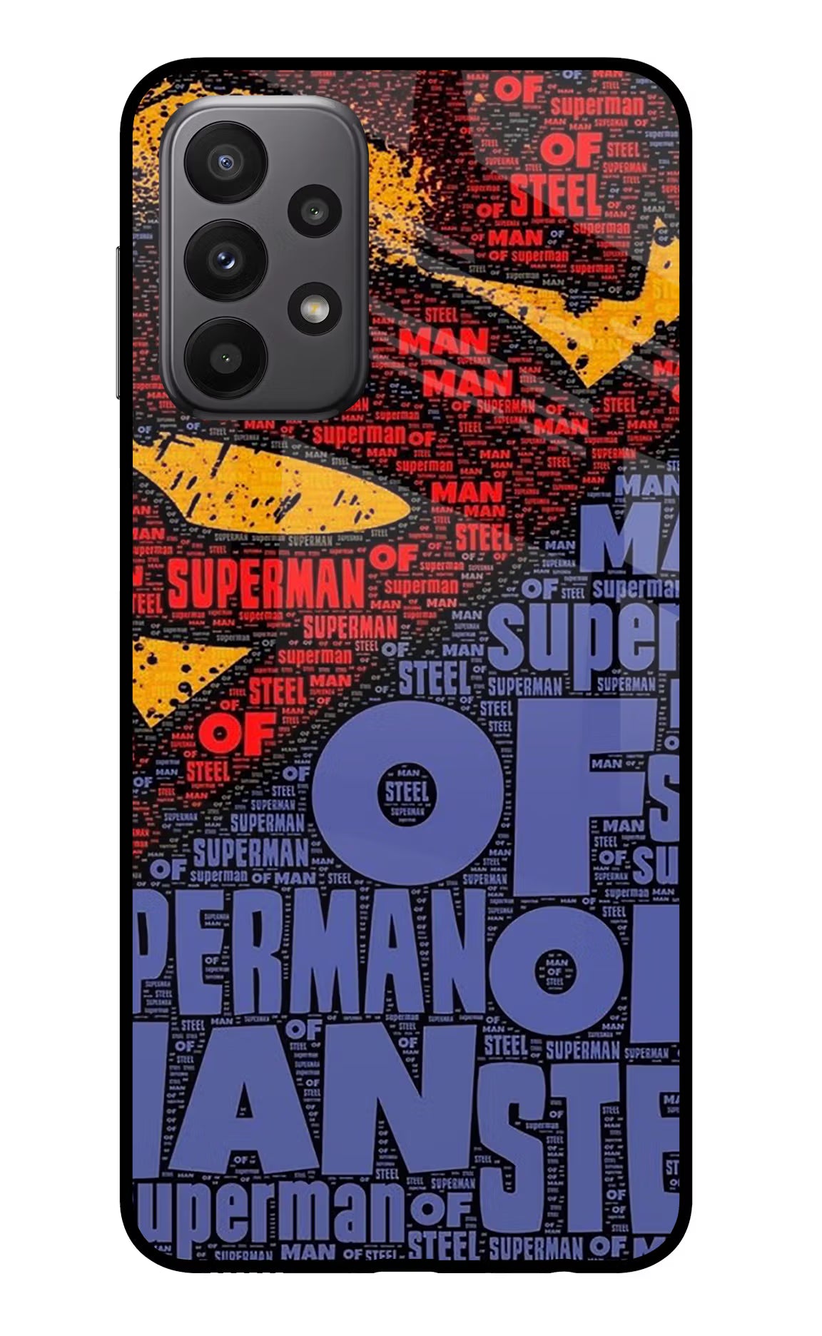 Superman Samsung A23 Glass Case - Superman Samsung A23 Glass Case Superman Samsung A23 Glass Case