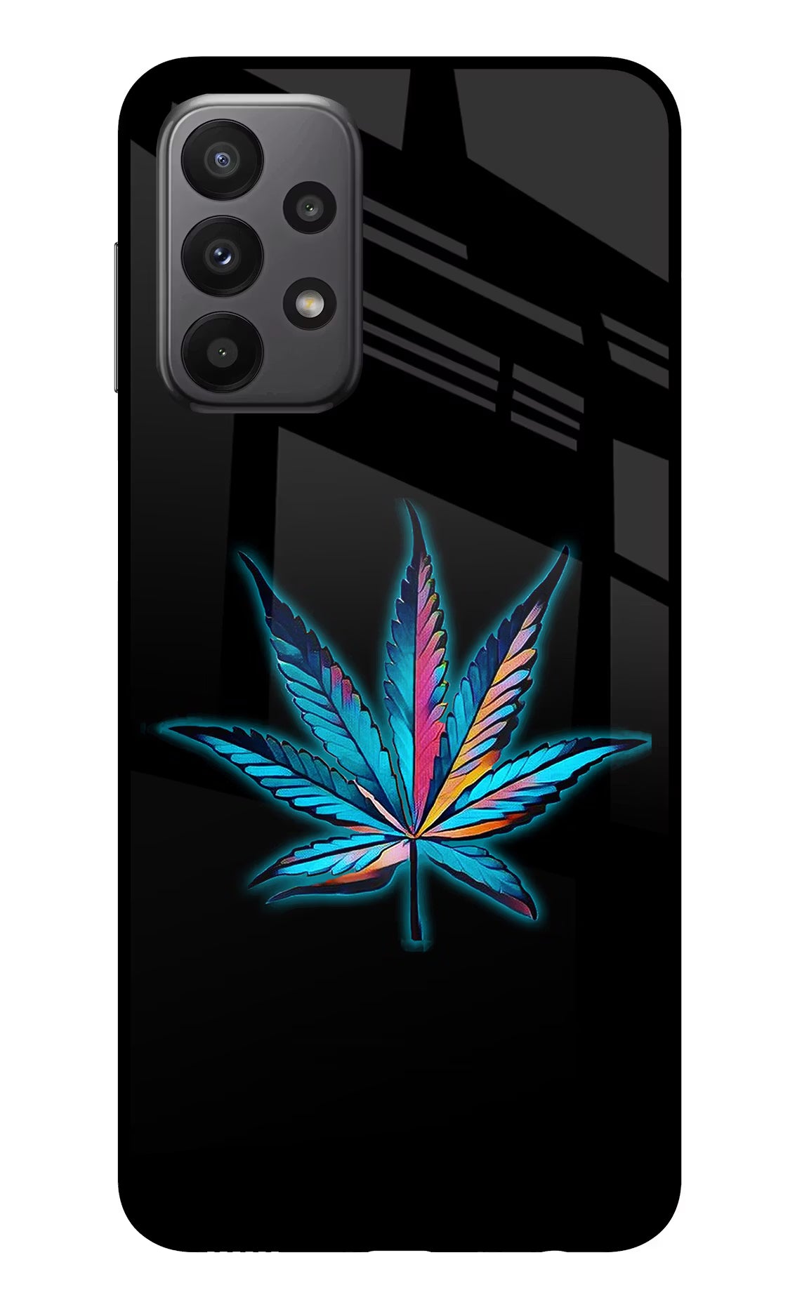 Weed Samsung A23 Glass Case - Weed Samsung A23 Glass Case Weed Samsung A23 Glass Case