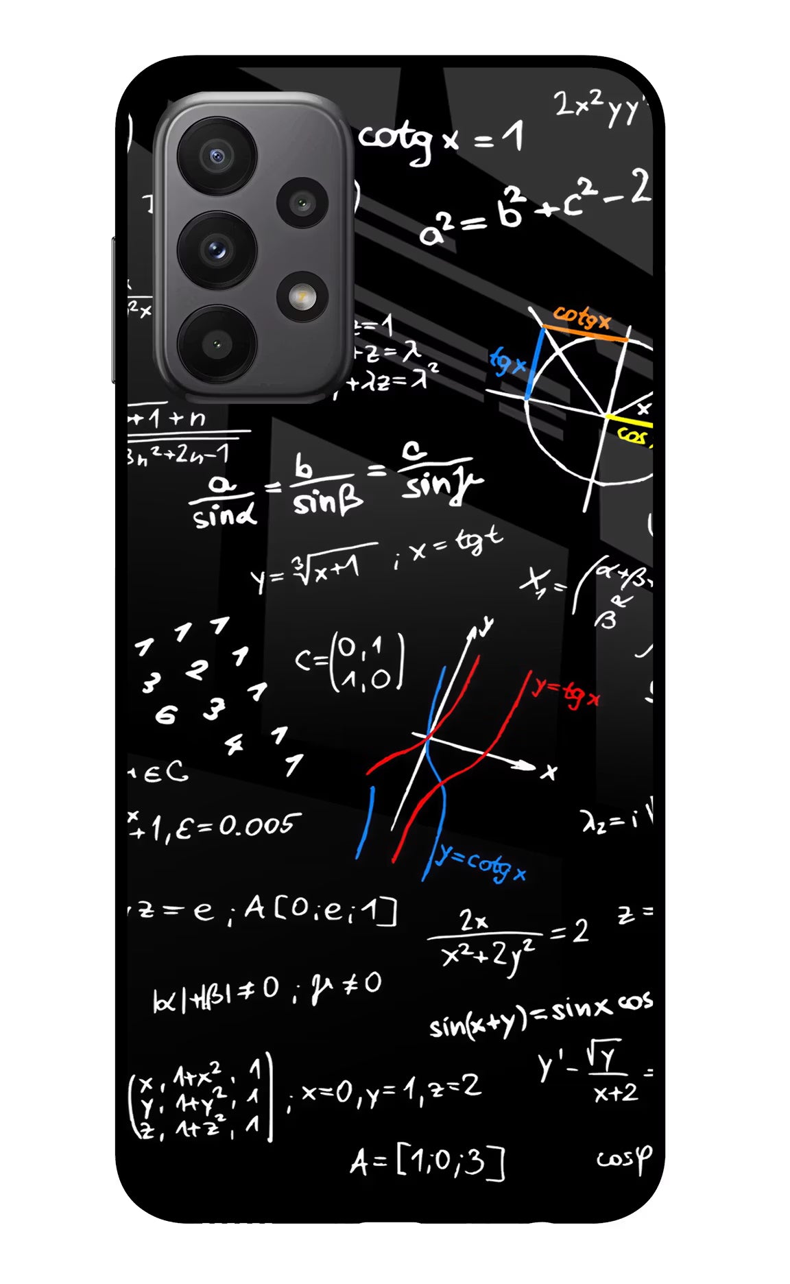 Mathematics Formula Samsung A23 Glass Case - Mathematics Formula Samsung A23 Glass Case Mathematics Formula Samsung A23 Glass Case