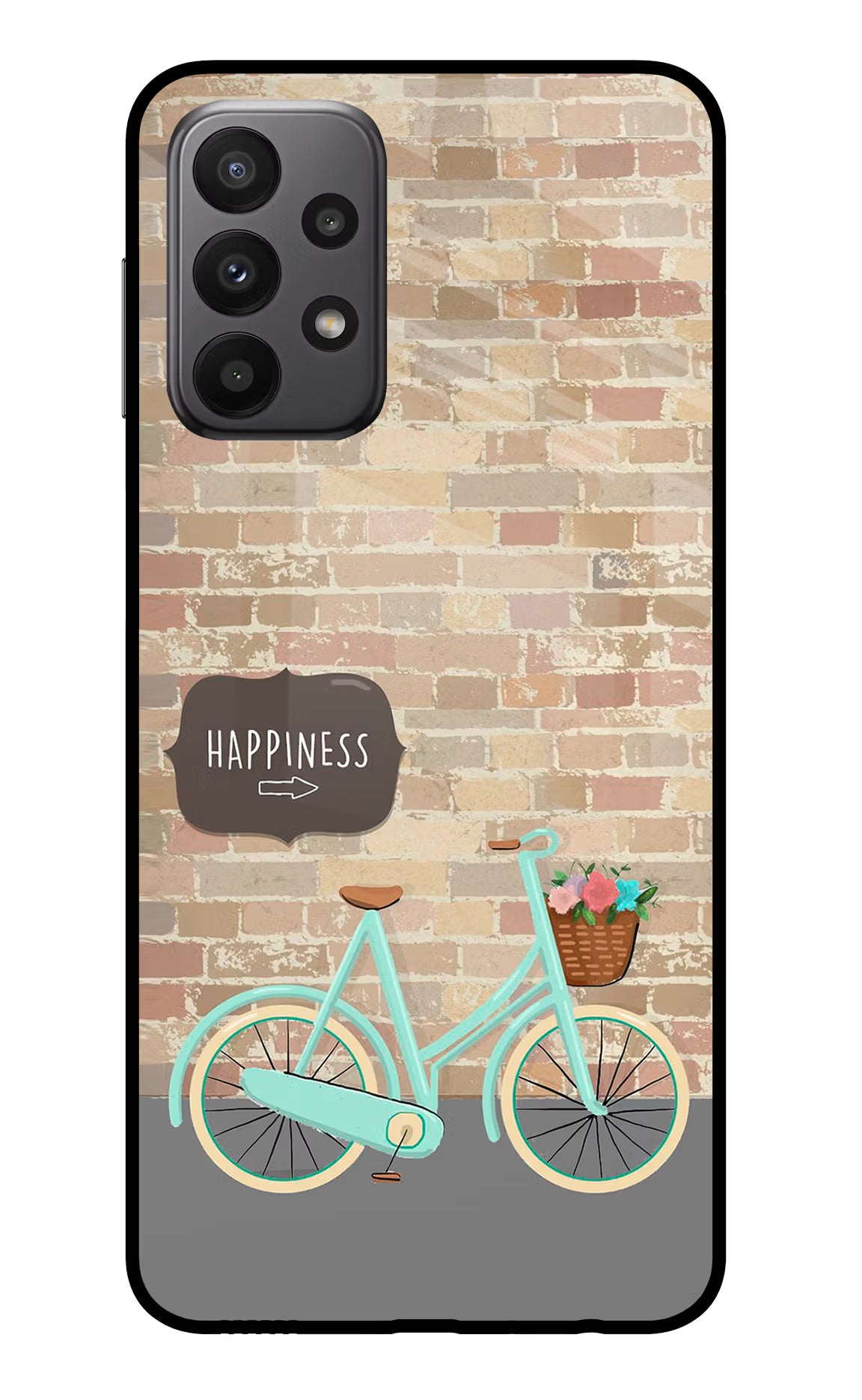 Happiness Artwork Samsung A23 Glass Case - Happiness Artwork Samsung A23 Glass Case Happiness Artwork Samsung A23 Glass Case