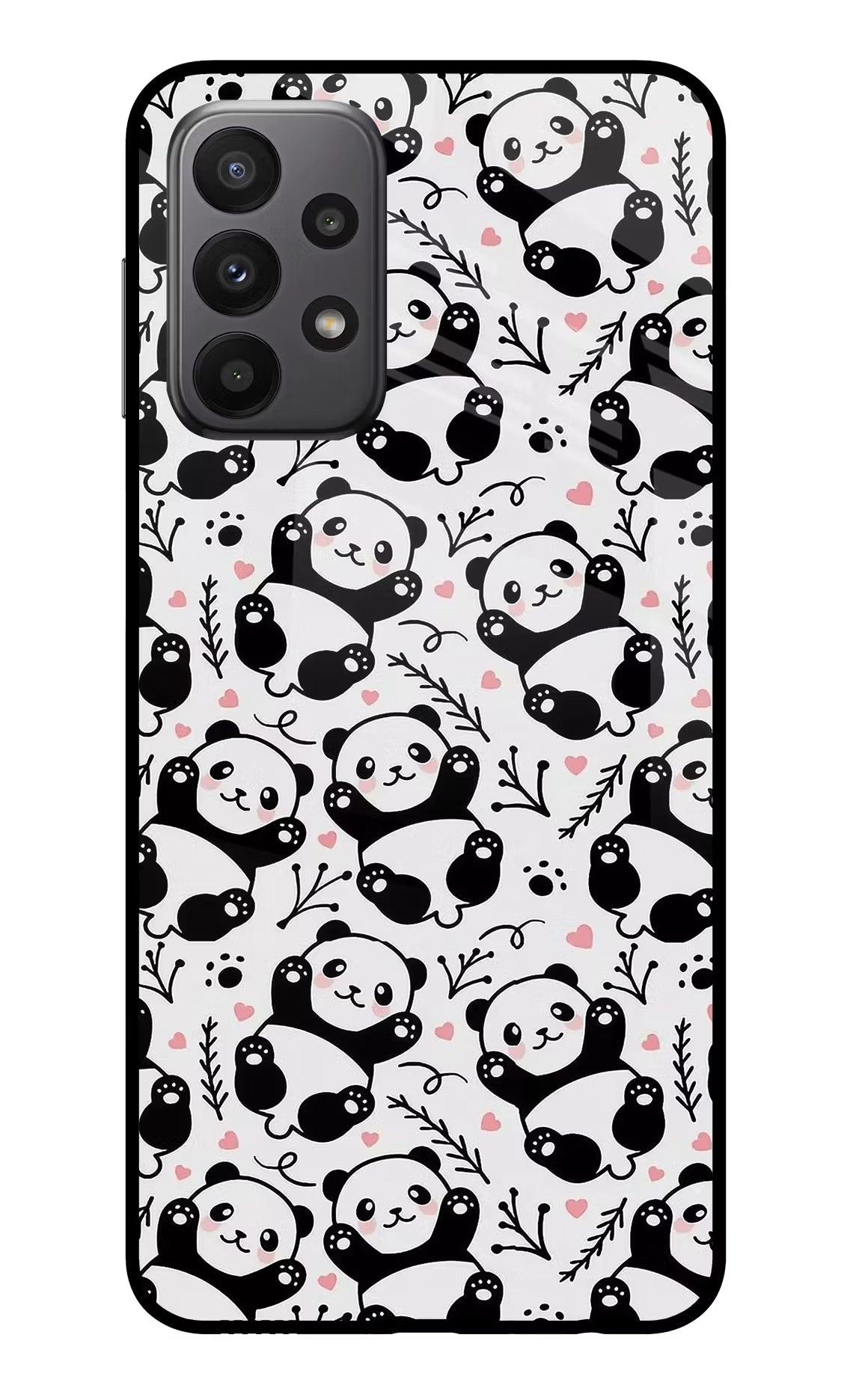 Cute Panda Samsung A23 Glass Case - Cute Panda Samsung A23 Glass Case Cute Panda Samsung A23 Glass Case