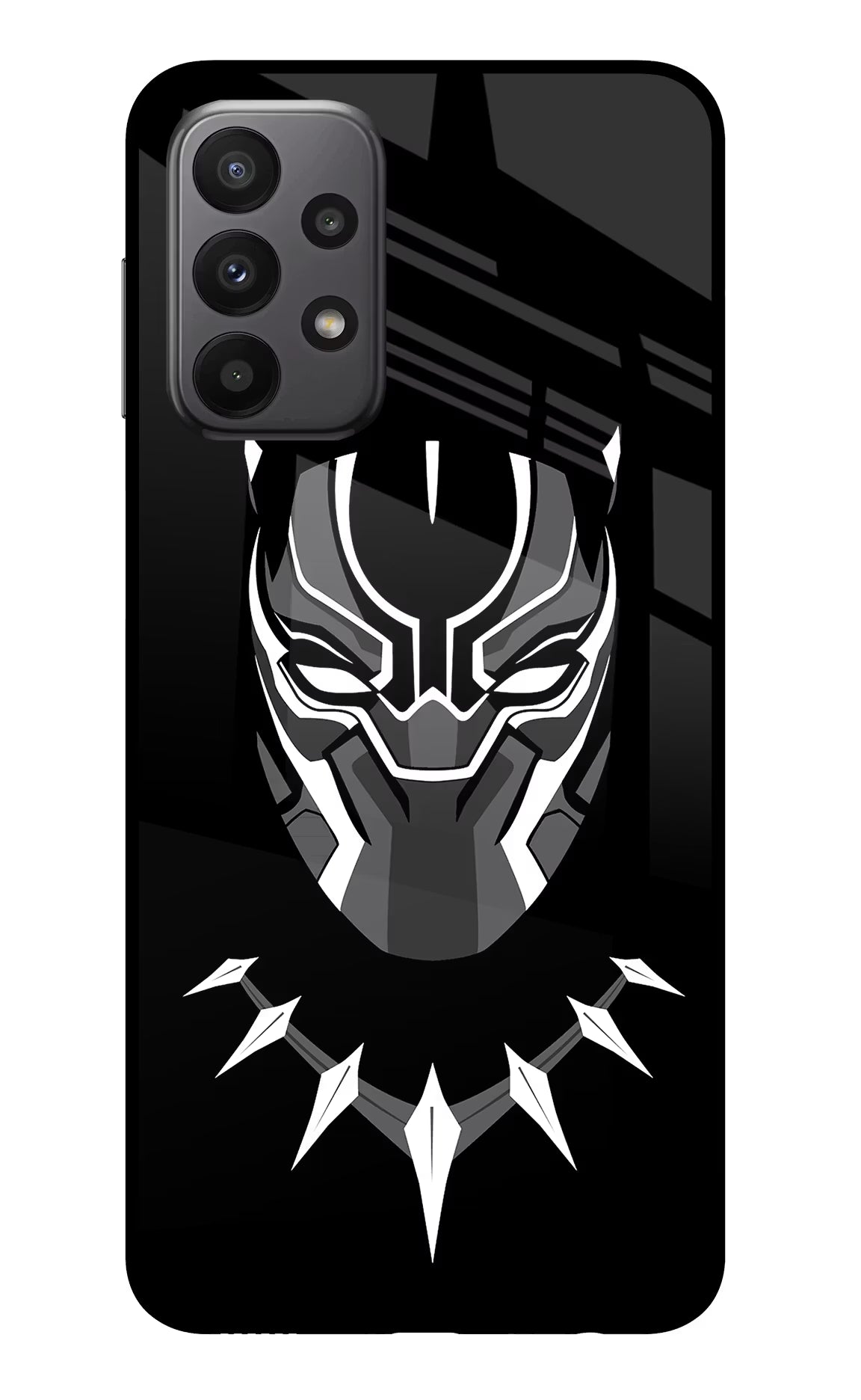 Black Panther Samsung A23 Glass Case - Black Panther Samsung A23 Glass Case Black Panther Samsung A23 Glass Case