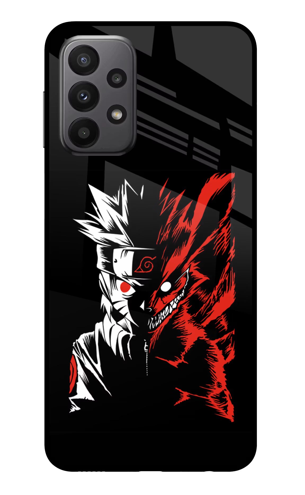 Naruto Two Face Samsung A23 Glass Case - Naruto Two Face Samsung A23 Glass Case Naruto Two Face Samsung A23 Glass Case
