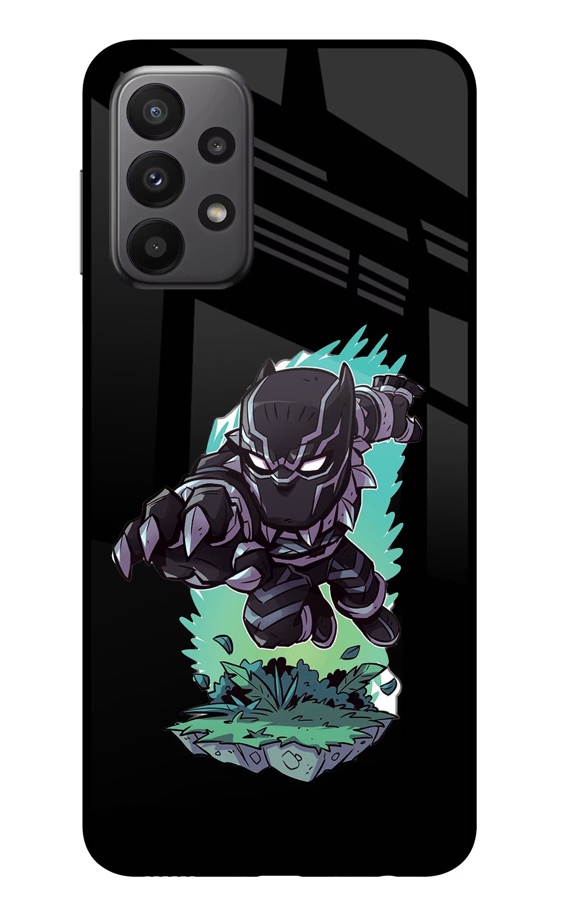 Black Panther Samsung A23 Glass Case - Black Panther Samsung A23 Glass Case Black Panther Samsung A23 Glass Case