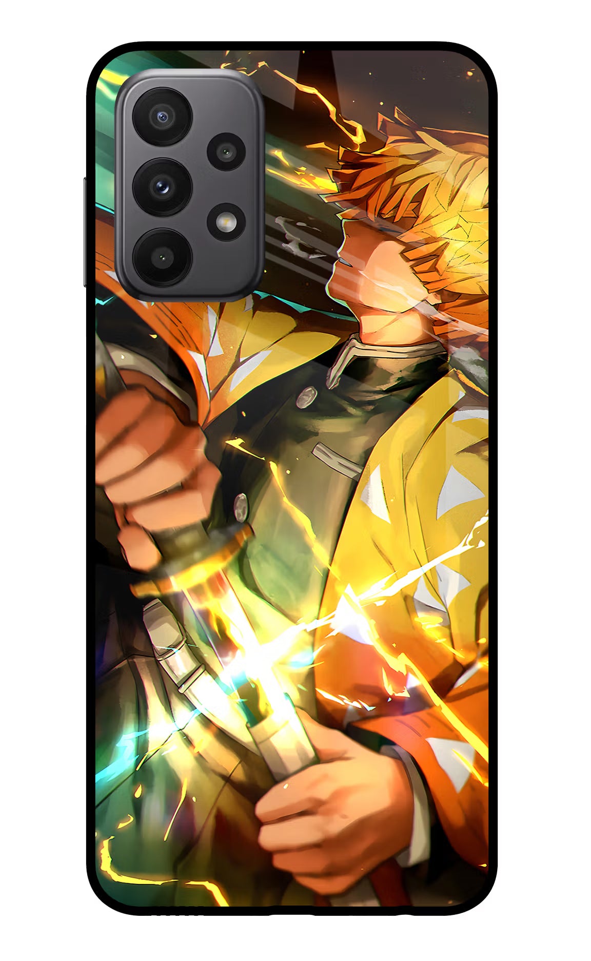 Demon Slayer Samsung A23 Glass Case - Demon Slayer Samsung A23 Glass Case Demon Slayer Samsung A23 Glass Case