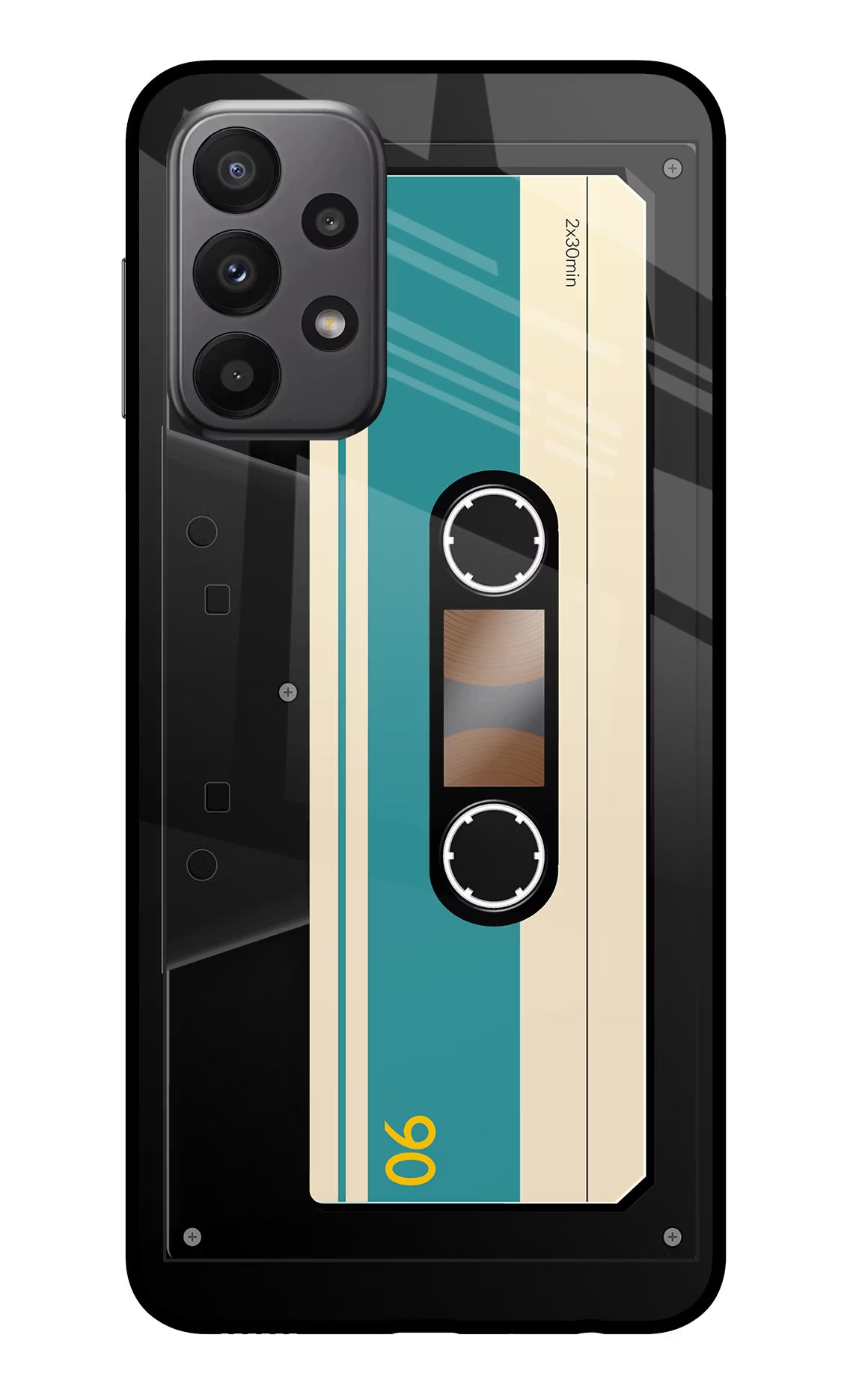 Cassette Samsung A23 Glass Case - Cassette Samsung A23 Glass Case Cassette Samsung A23 Glass Case