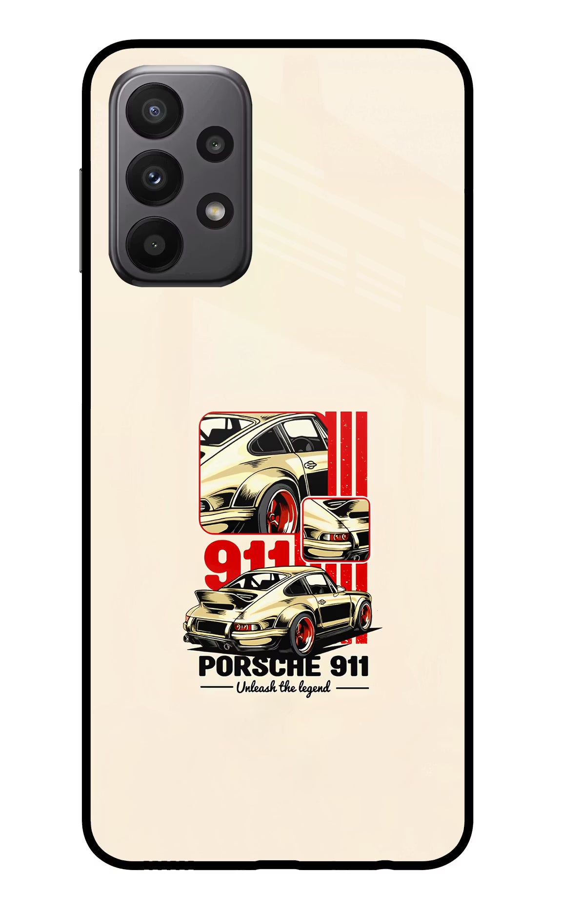 Classic Porsche 911 Samsung A23 Glass Case - Classic Porsche 911 Samsung A23 Glass Case Classic Porsche 911 Samsung A23 Glass Case