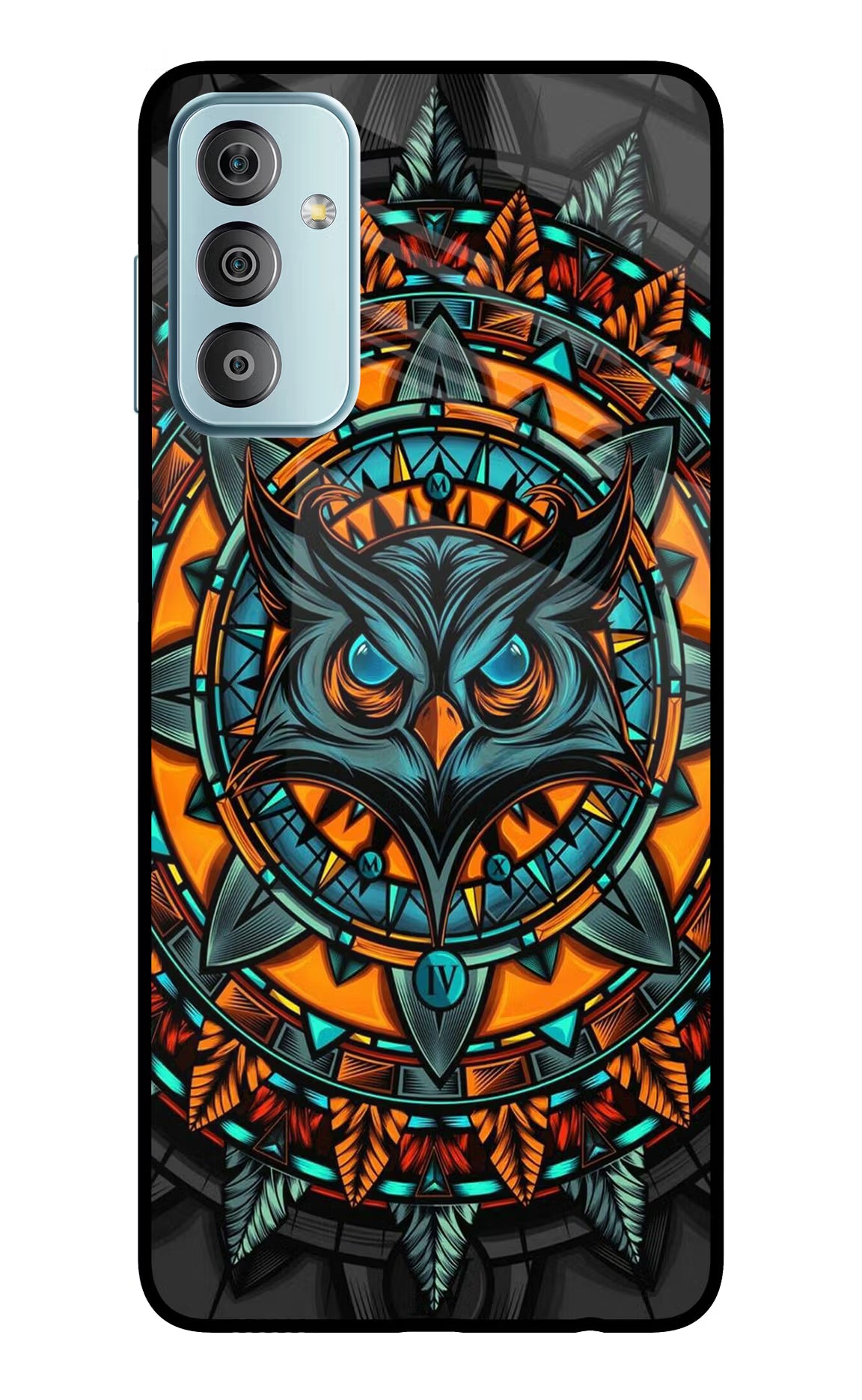 Angry Owl Art Samsung F23 5G Glass Case - Angry Owl Art Samsung F23 5G Glass Case Angry Owl Art Samsung F23 5G Glass Case
