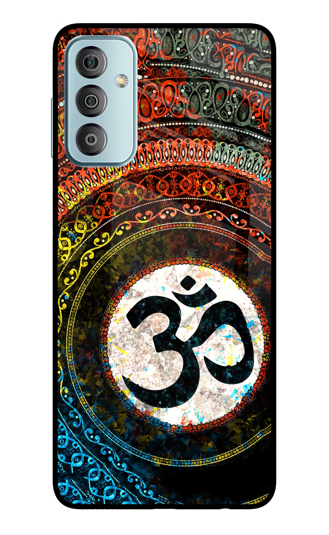 Om Cultural Samsung F23 5G Glass Case - Om Cultural Samsung F23 5G Glass Case Om Cultural Samsung F23 5G Glass Case