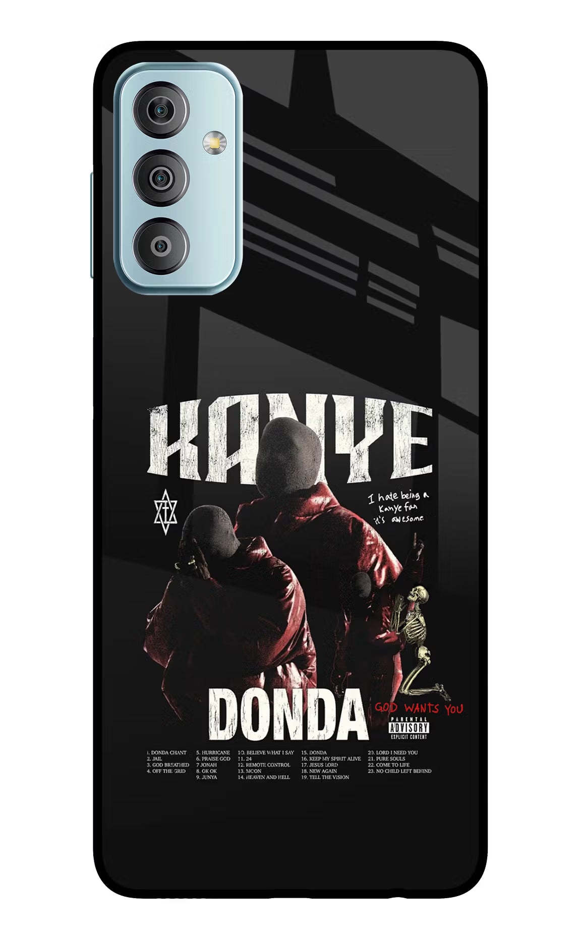 Donda Kanye West Samsung F23 5G Glass Case - Donda Kanye West Samsung F23 5G Glass Case Donda Kanye West Samsung F23 5G Glass Case