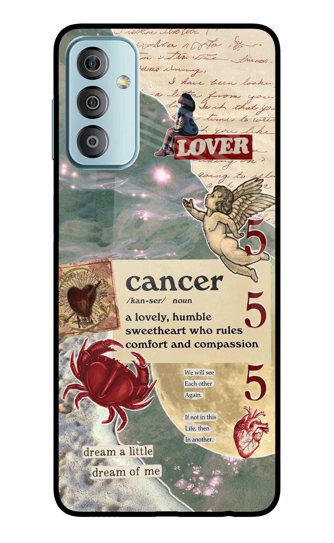 Cancer Zodiac Samsung F23 5G Glass Case - Cancer Zodiac Samsung F23 5G Glass Case Cancer Zodiac Samsung F23 5G Glass Case