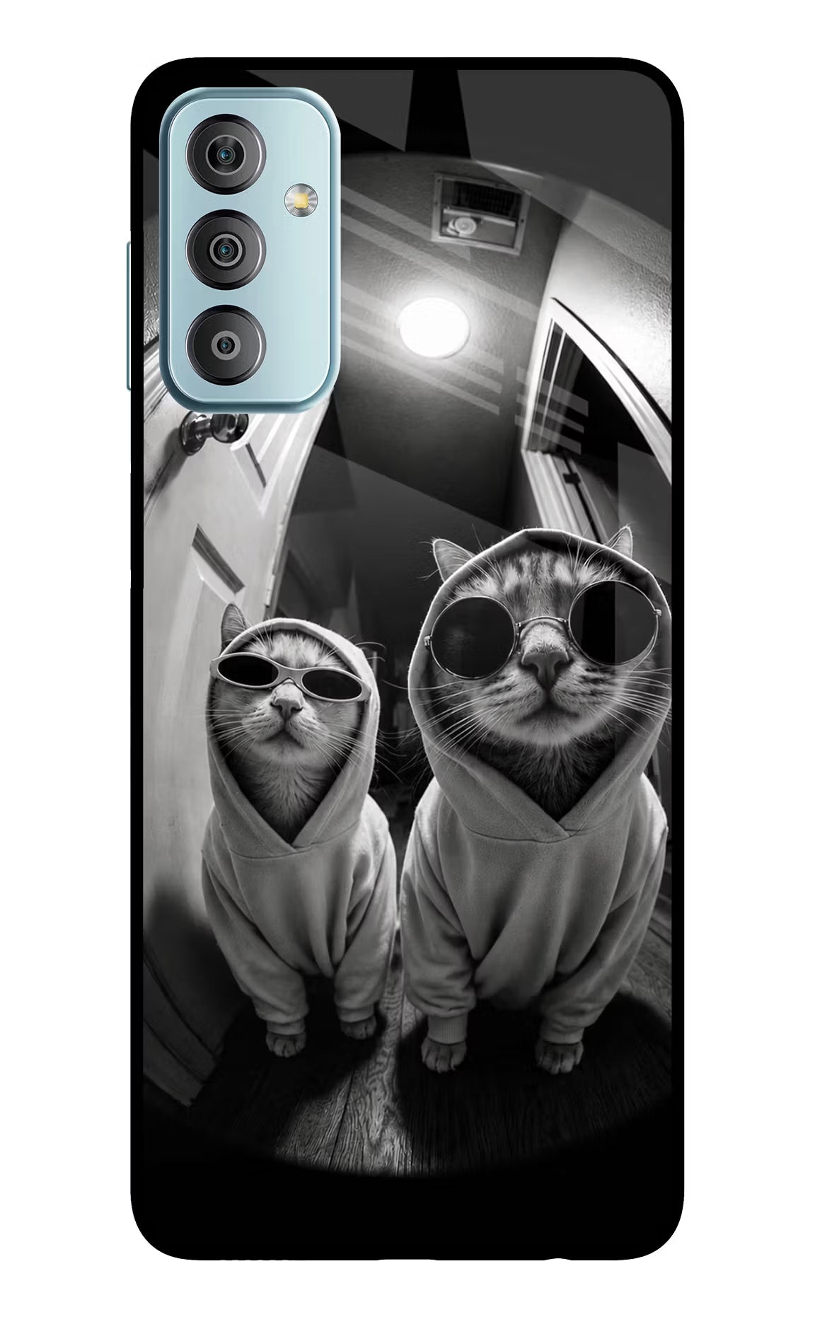Hood Cats Samsung F23 5G Glass Case - Hood Cats Samsung F23 5G Glass Case Hood Cats Samsung F23 5G Glass Case