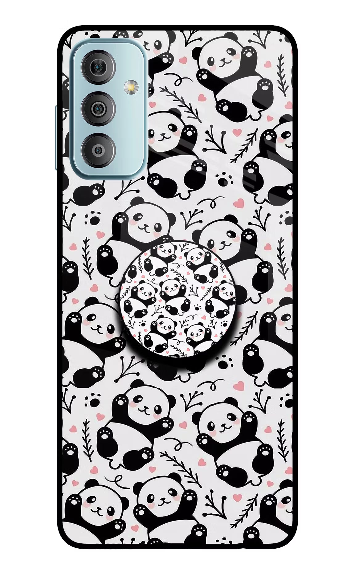 Cute Panda Samsung F23 5G Glass Case - Cute Panda Samsung F23 5G Glass Case Cute Panda Samsung F23 5G Glass Case
