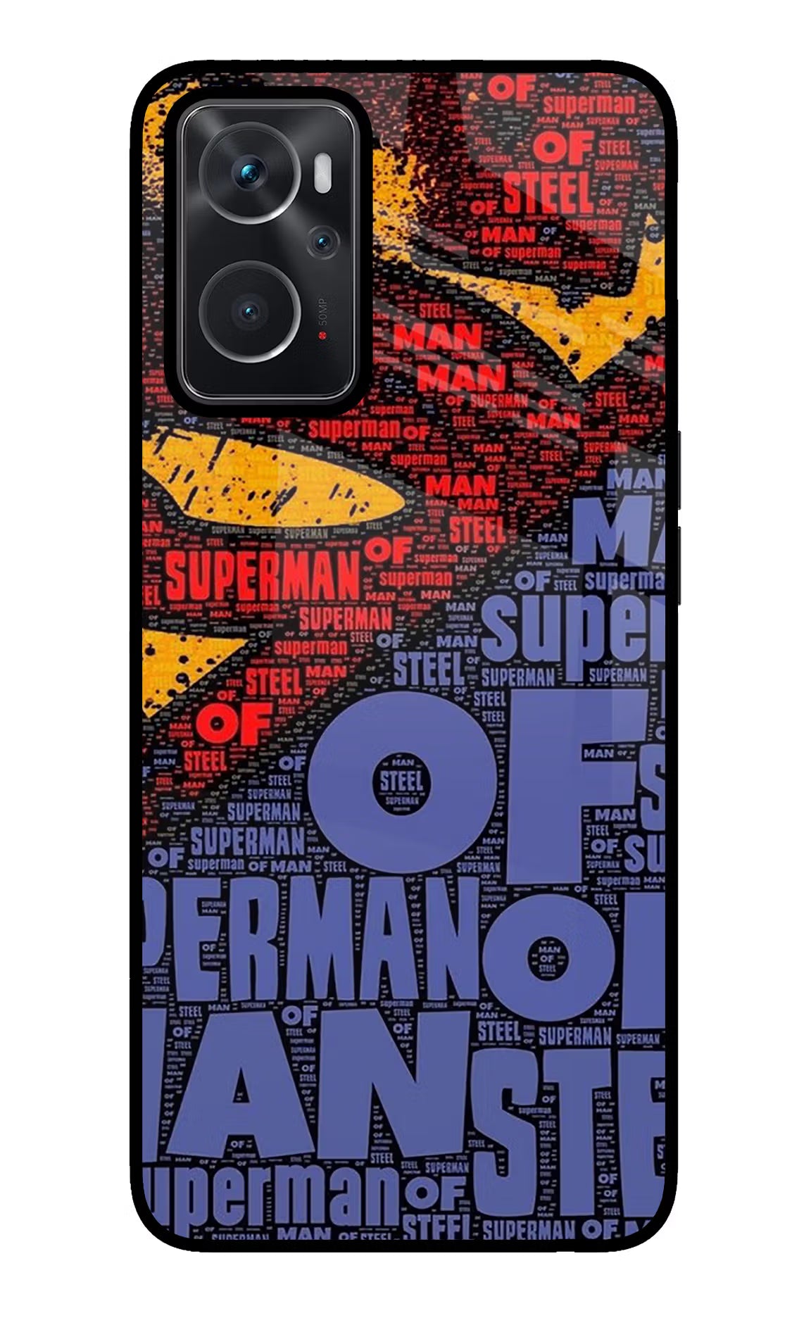 Superman Oppo K10 4G Back Cover - Superman Oppo K10 4G Glass Case Back Cover by Casekaro Superman Oppo K10 4G Glass Case Back Cover by Casekaro