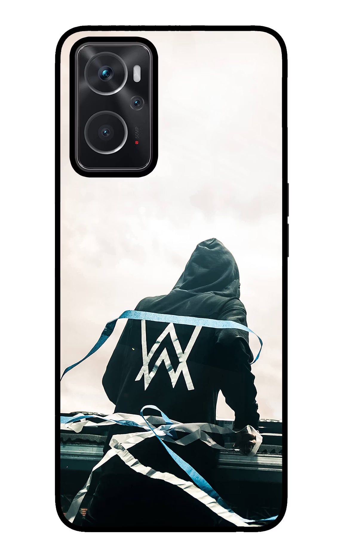 Alan Walker Oppo K10 4G Back Cover - Alan Walker Oppo K10 4G Glass Case Back Cover by Casekaro Alan Walker Oppo K10 4G Glass Case Back Cover by Casekaro