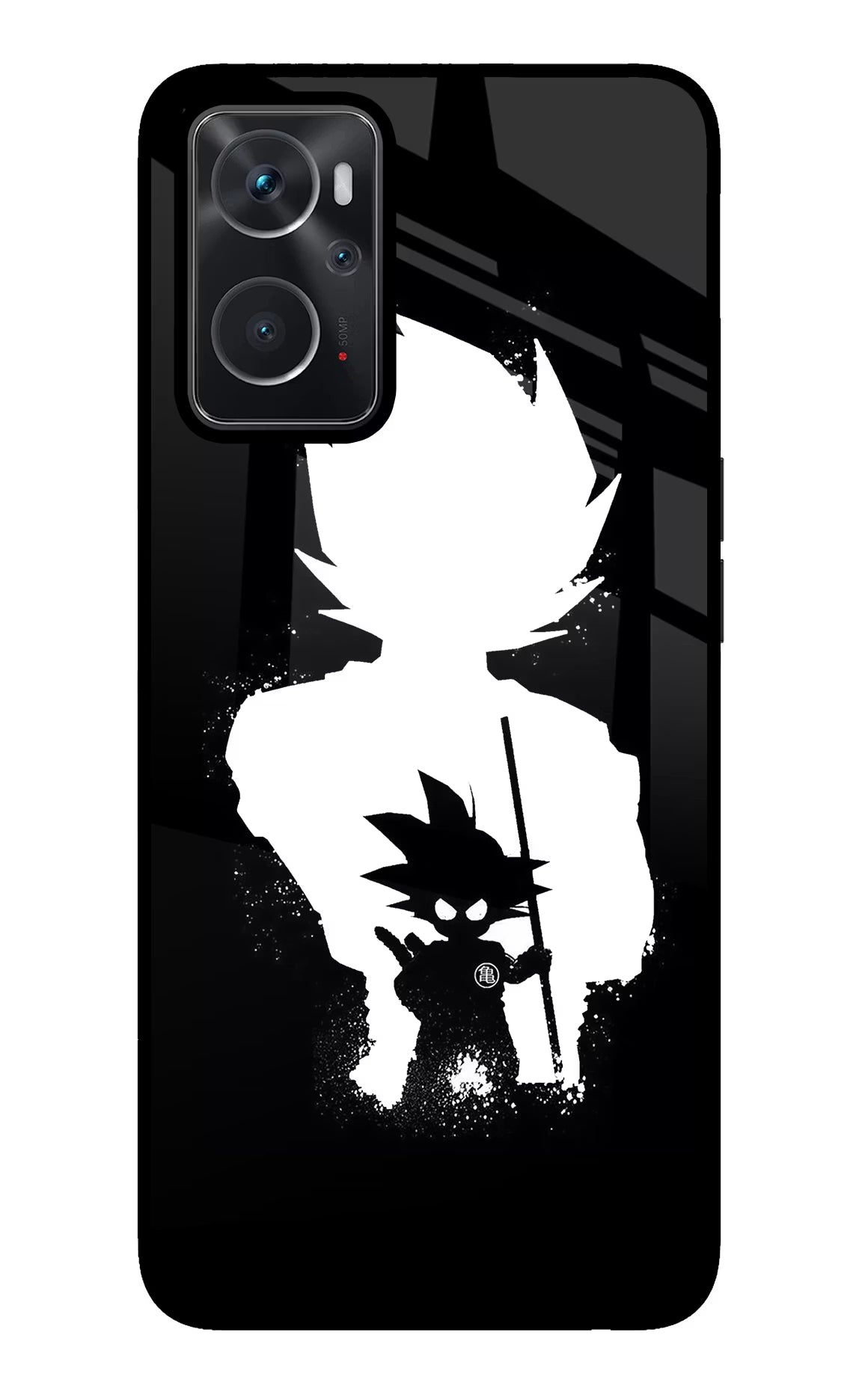 Goku Shadow Oppo K10 4G Glass Case - Goku Shadow Oppo K10 4G Glass Case Goku Shadow Oppo K10 4G Glass Case