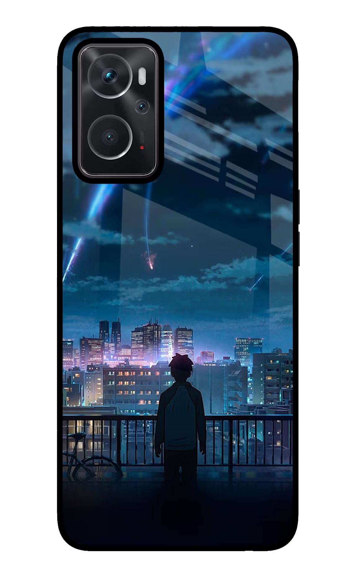 Anime Oppo K10 4G Back Cover - Anime Oppo K10 4G Glass Case Back Cover by Casekaro Anime Oppo K10 4G Glass Case Back Cover by Casekaro