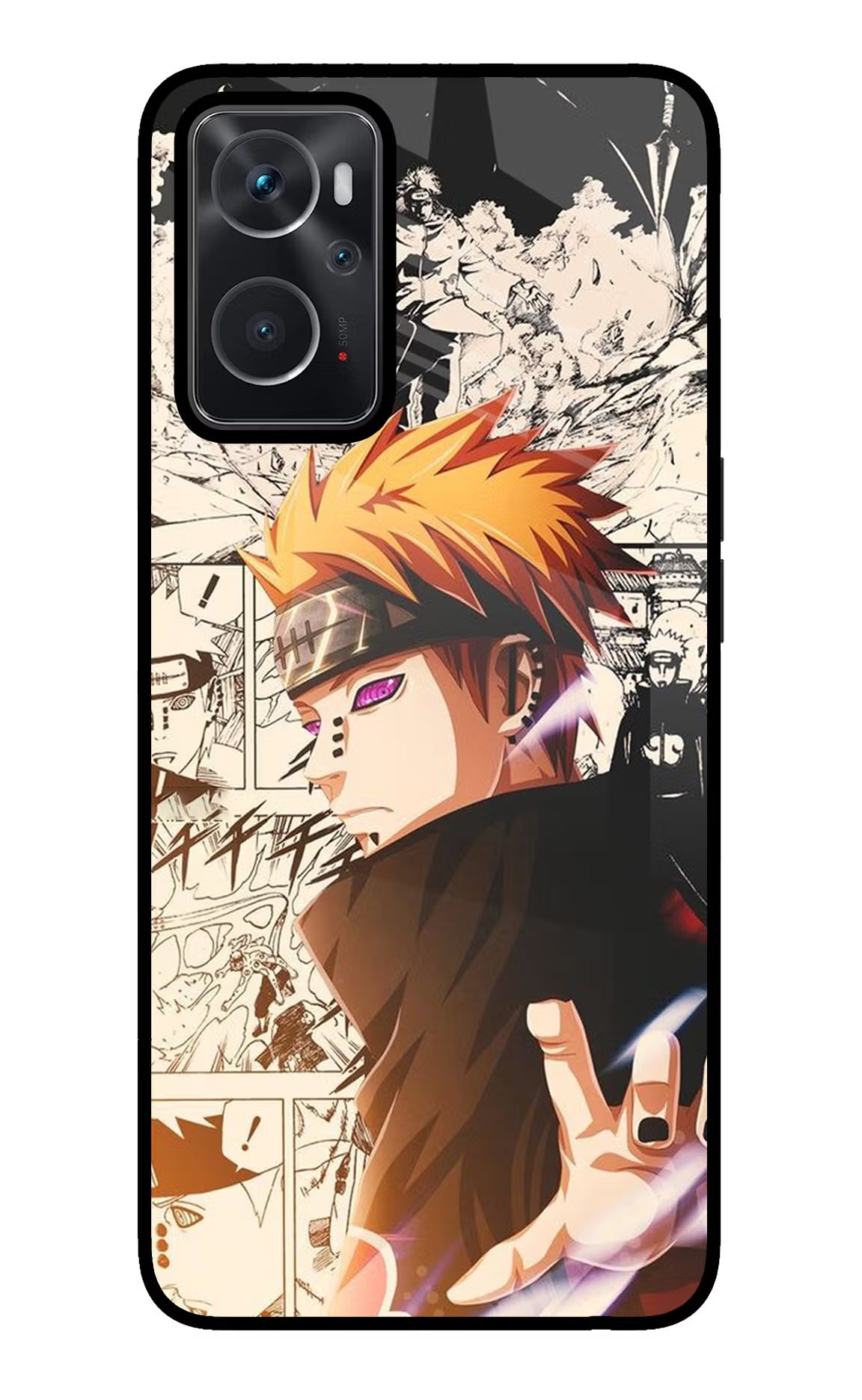 Pain Anime Oppo K10 4G Back Cover - Pain Anime Oppo K10 4G Glass Case Back Cover by Casekaro Pain Anime Oppo K10 4G Glass Case Back Cover by Casekaro