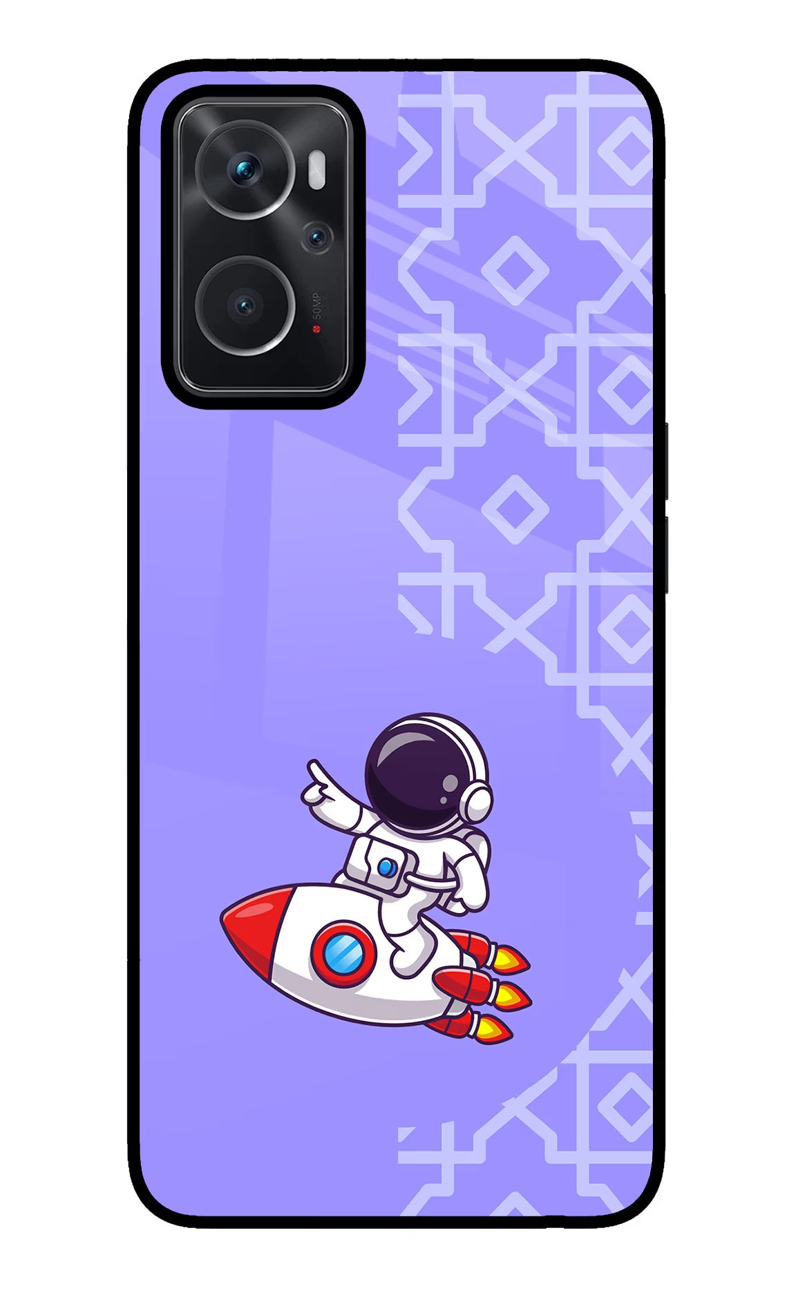 Cute Astronaut Oppo K10 4G Glass Case - Cute Astronaut Oppo K10 4G Glass Case Cute Astronaut Oppo K10 4G Glass Case