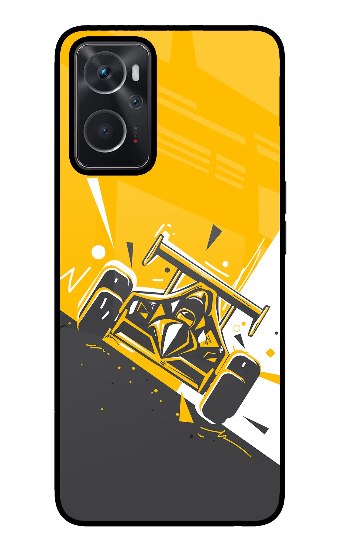 Track King Oppo K10 4G Glass Case - Track King Oppo K10 4G Glass Case Track King Oppo K10 4G Glass Case