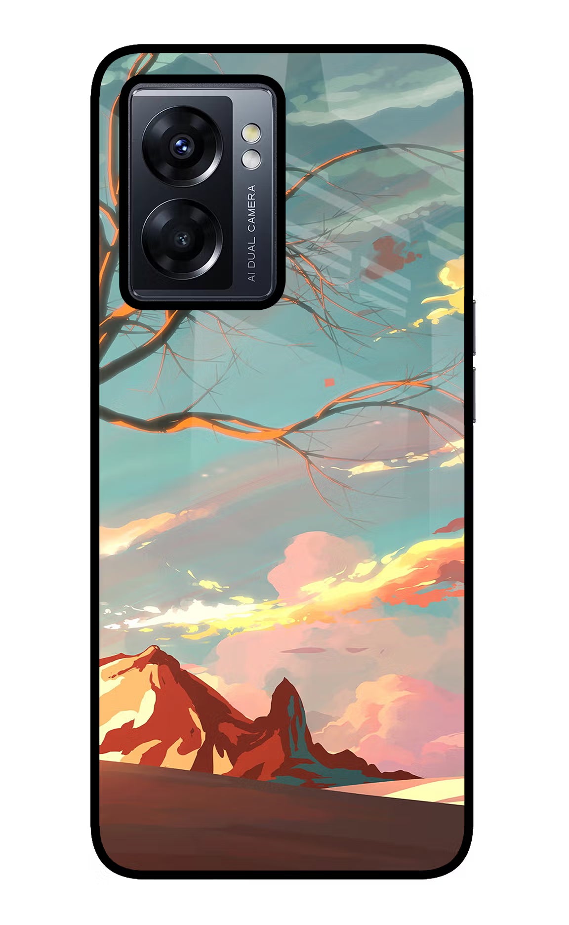 Scenery Oppo K10 5G Back Cover - Scenery Oppo K10 5G Glass Case Back Cover by Casekaro Scenery Oppo K10 5G Glass Case Back Cover by Casekaro