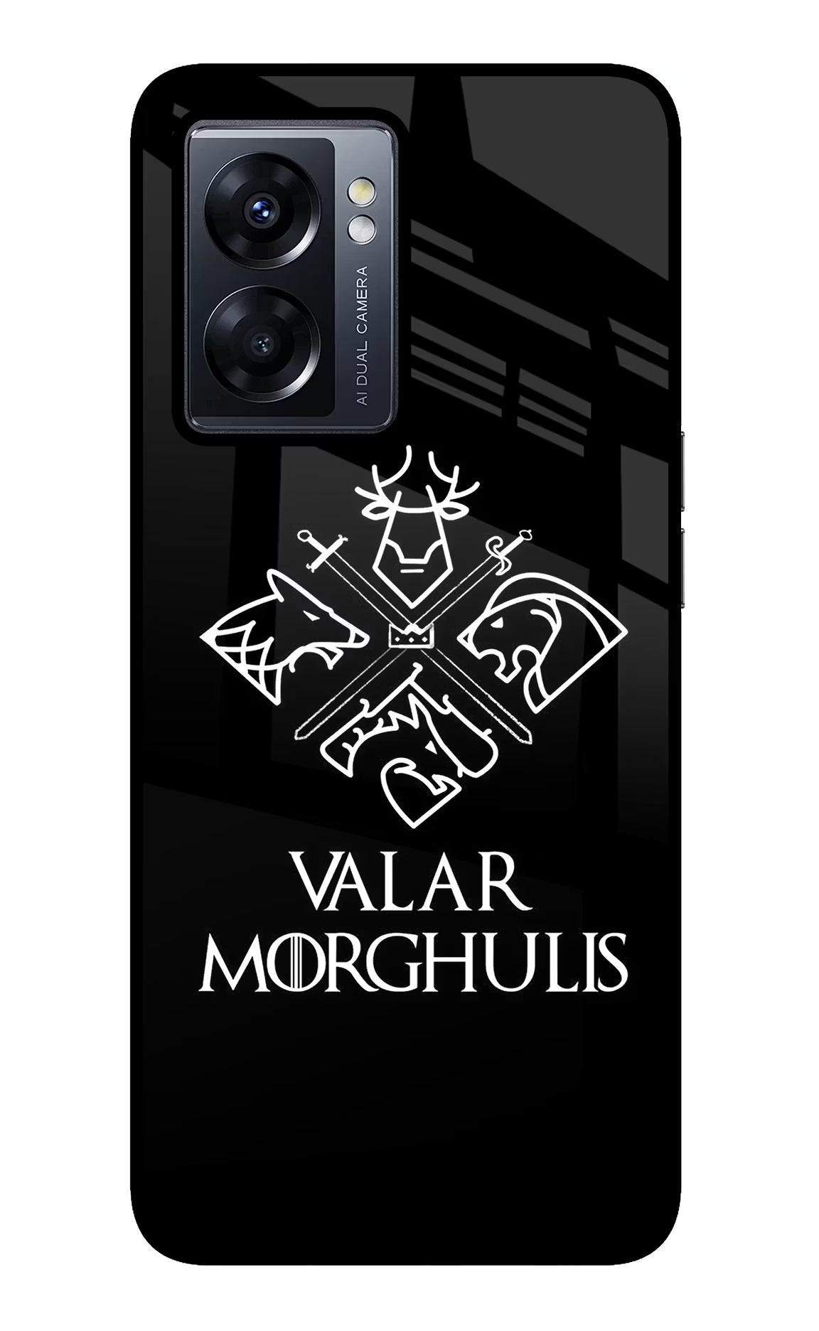 Valar Morghulis | Game Of Thrones Oppo K10 5G Back Cover - Valar Morghulis | Game Of Thrones Oppo K10 5G Glass Case Back Cover by Casekaro Valar Morghulis | Game Of Thrones Oppo K10 5G Glass Case Back Cover by Casekaro