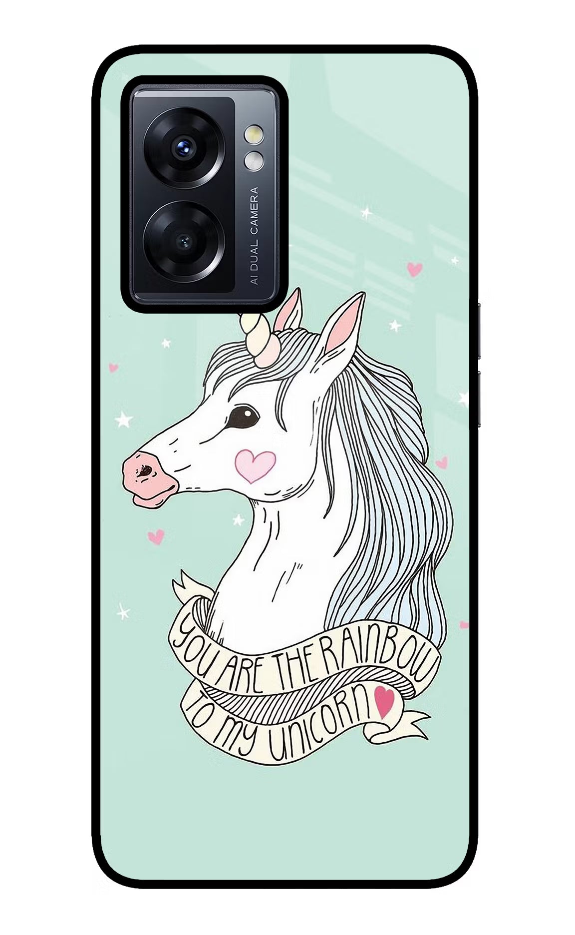 Unicorn Wallpaper Oppo K10 5G Back Cover - Unicorn Wallpaper Oppo K10 5G Glass Case Back Cover by Casekaro Unicorn Wallpaper Oppo K10 5G Glass Case Back Cover by Casekaro
