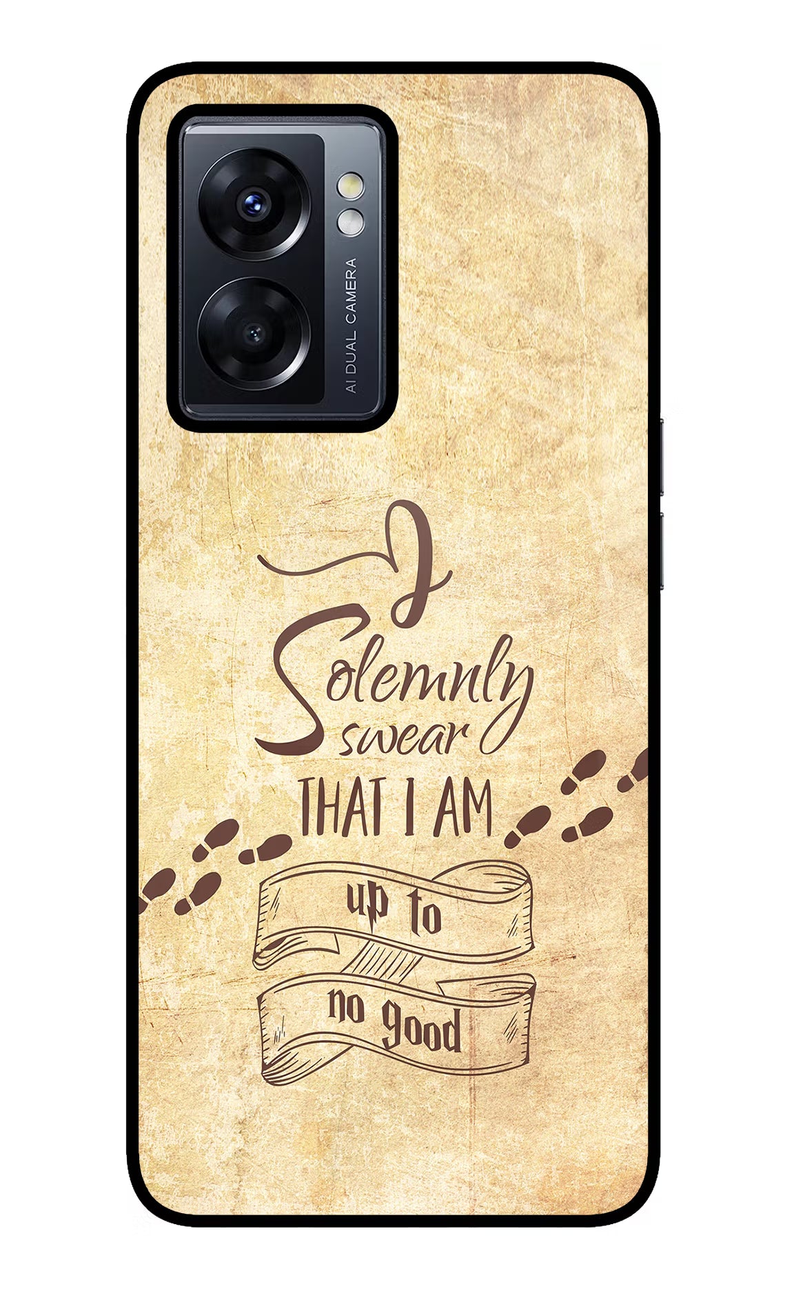 I Solemnly swear that i up to no good Oppo K10 5G Back Cover - I Solemnly swear that i up to no good Oppo K10 5G Glass Case Back Cover by Casekaro I Solemnly swear that i up to no good Oppo K10 5G Glass Case Back Cover by Casekaro