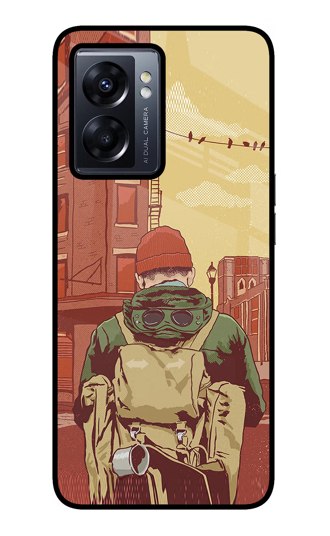 Adventurous Oppo K10 5G Back Cover - Adventurous Oppo K10 5G Glass Case Back Cover by Casekaro Adventurous Oppo K10 5G Glass Case Back Cover by Casekaro