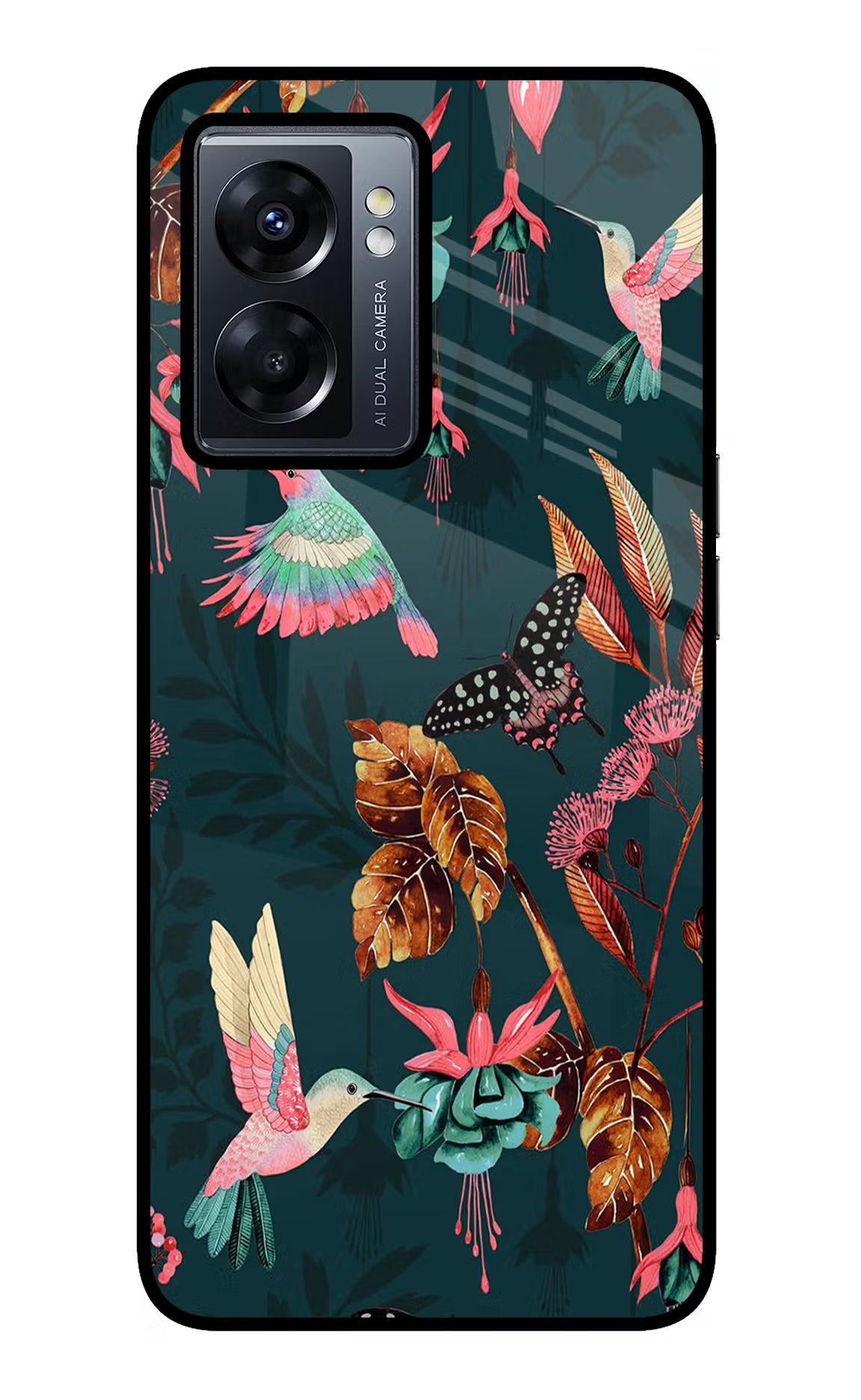 Birds Oppo K10 5G Back Cover - Birds Oppo K10 5G Glass Case Back Cover by Casekaro Birds Oppo K10 5G Glass Case Back Cover by Casekaro