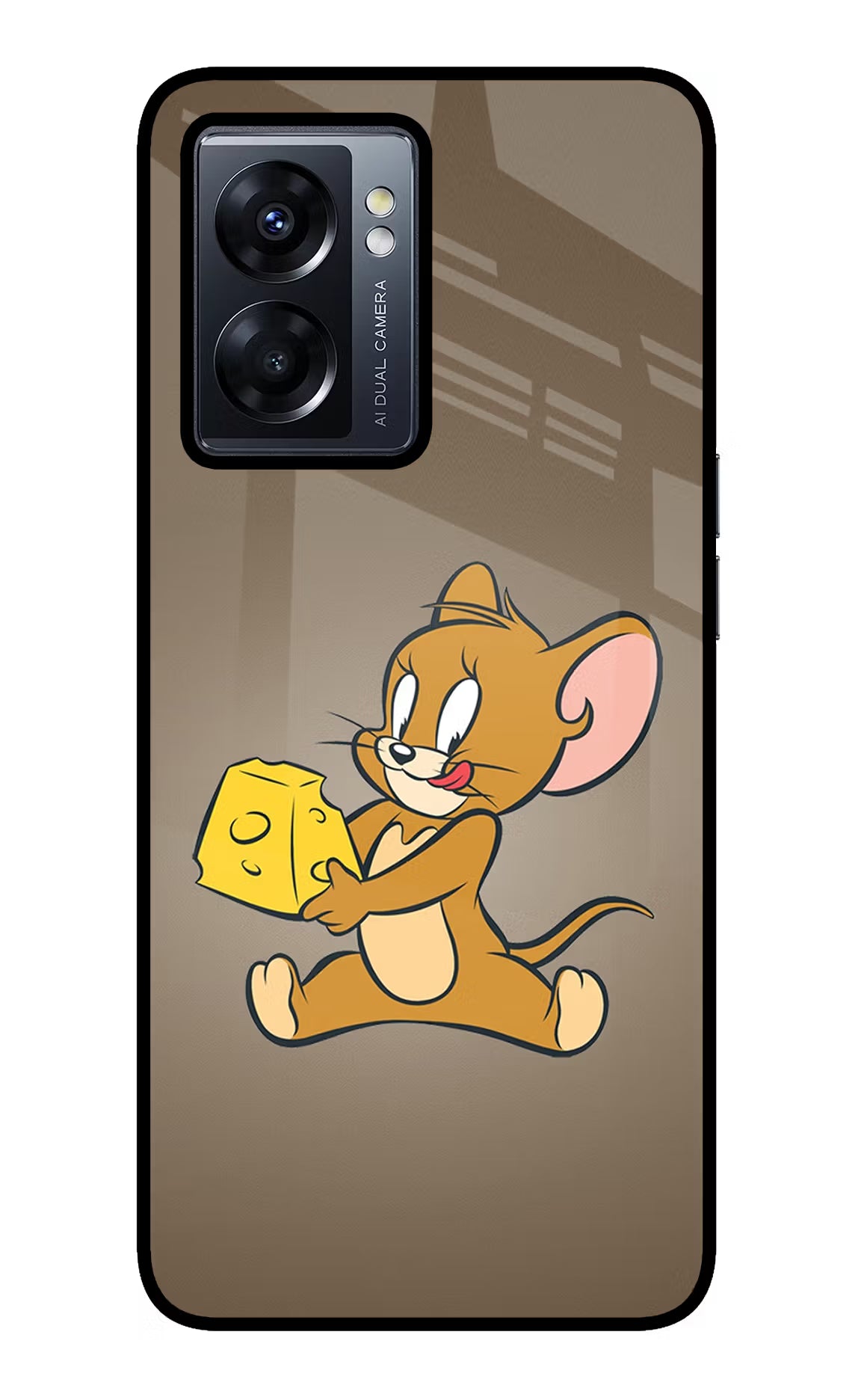 Jerry Oppo K10 5G Back Cover - Jerry Oppo K10 5G Glass Case Back Cover by Casekaro Jerry Oppo K10 5G Glass Case Back Cover by Casekaro