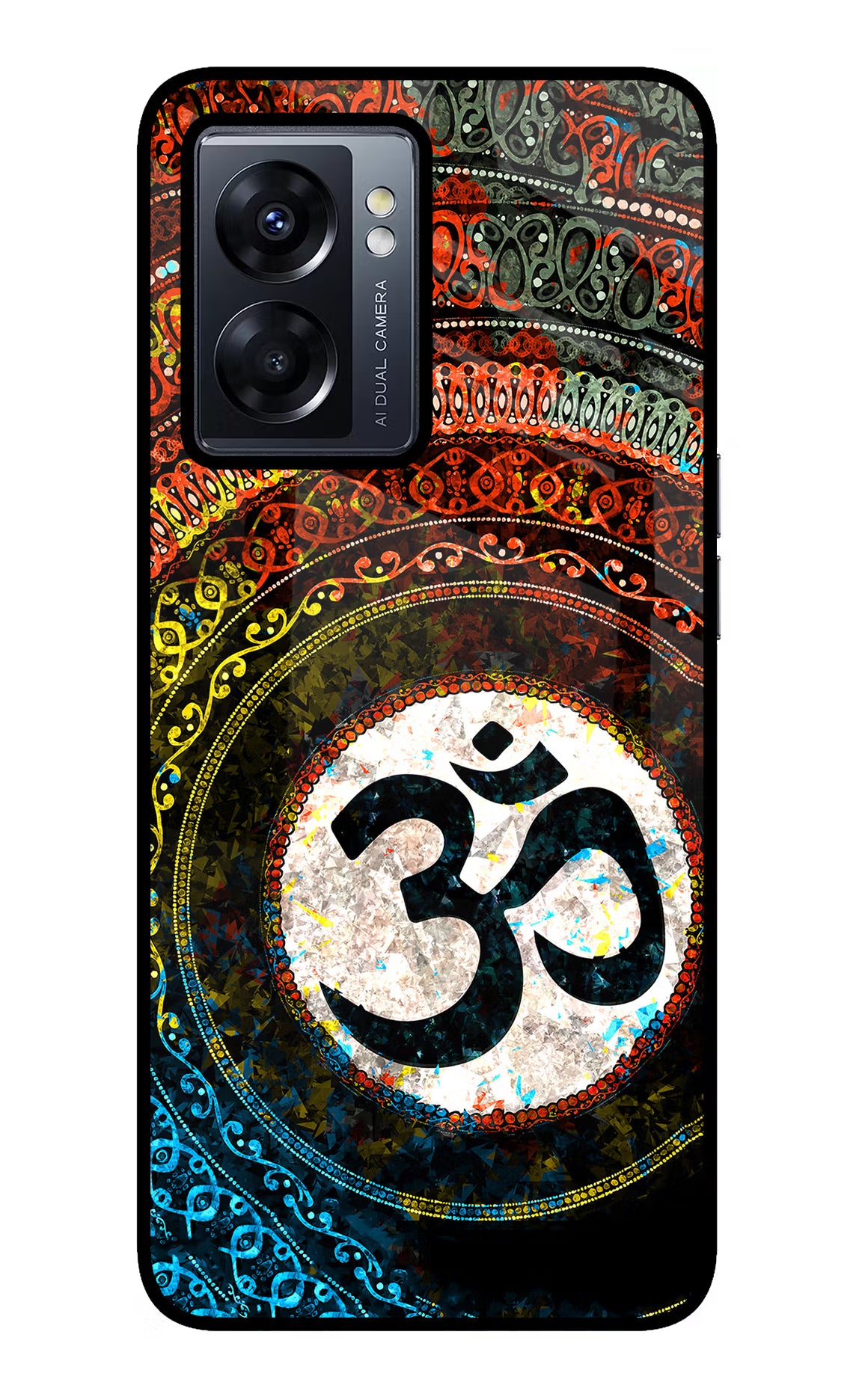 Om Cultural Oppo K10 5G Glass Case - Om Cultural Oppo K10 5G Glass Case Om Cultural Oppo K10 5G Glass Case