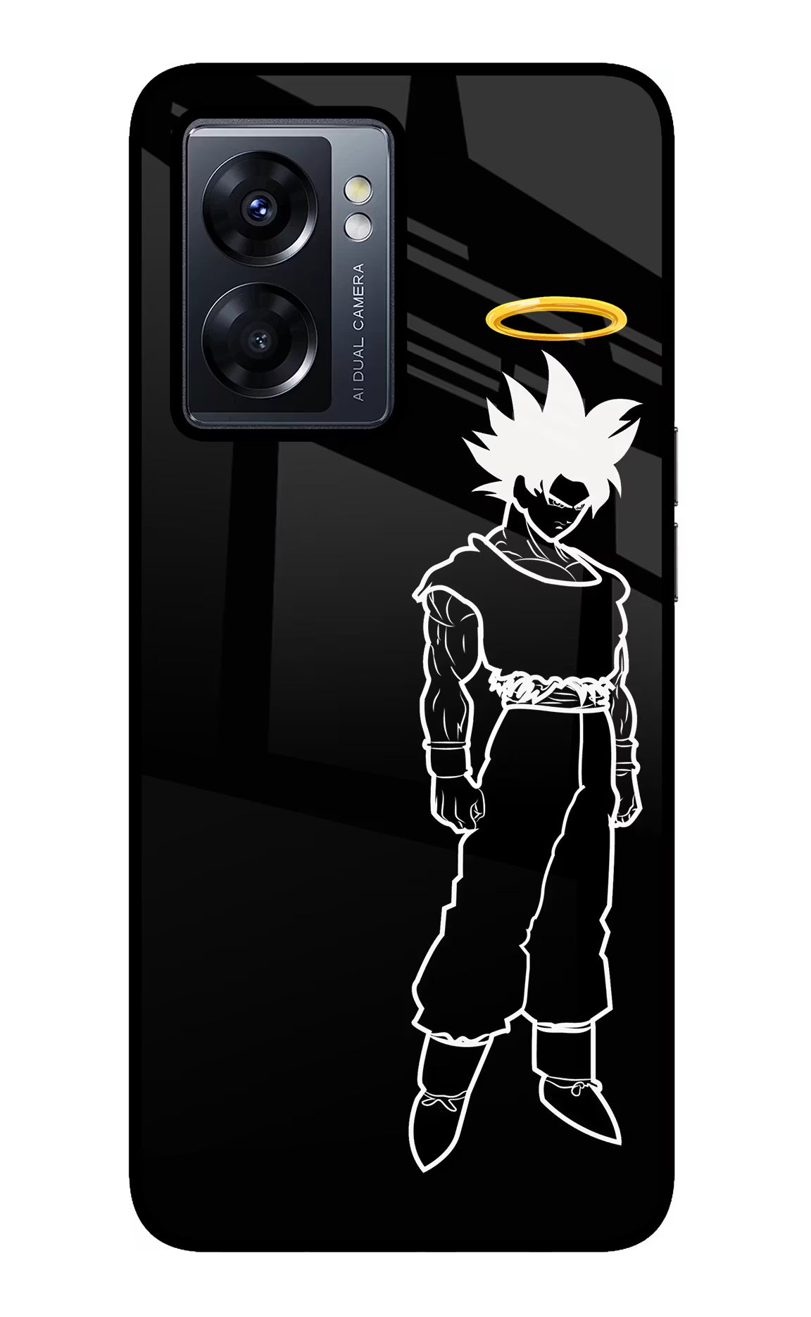 DBS Character Oppo K10 5G Back Cover - DBS Character Oppo K10 5G Glass Case Back Cover by Casekaro DBS Character Oppo K10 5G Glass Case Back Cover by Casekaro